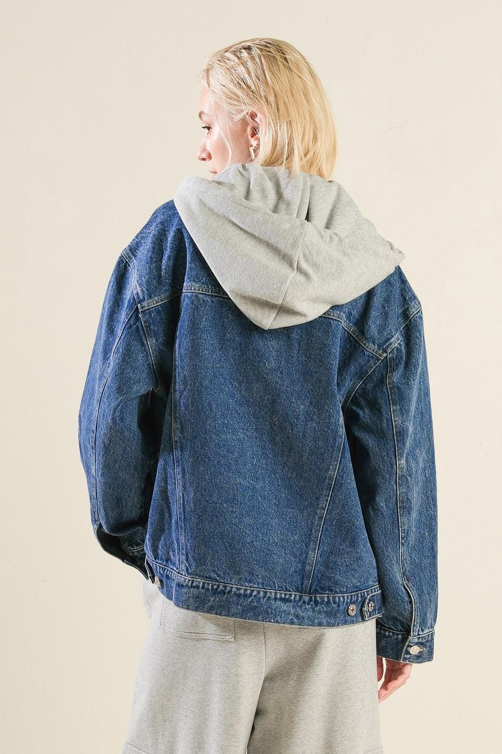 CROSS YOUR MIND DENIM JACKET.