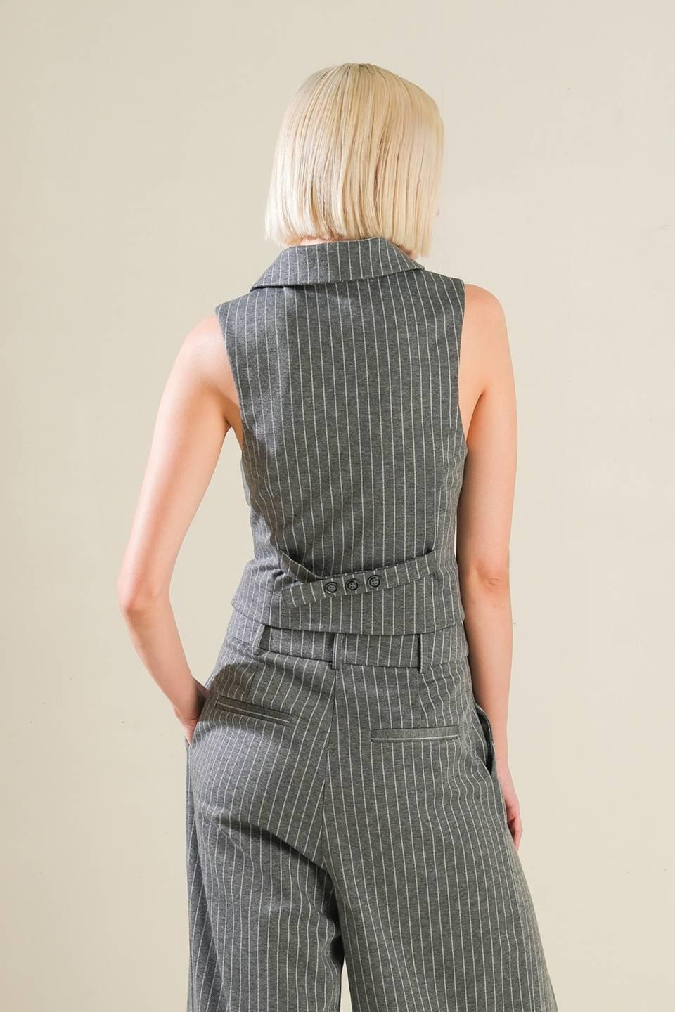 WANNA BE LOVED WOVEN VEST.