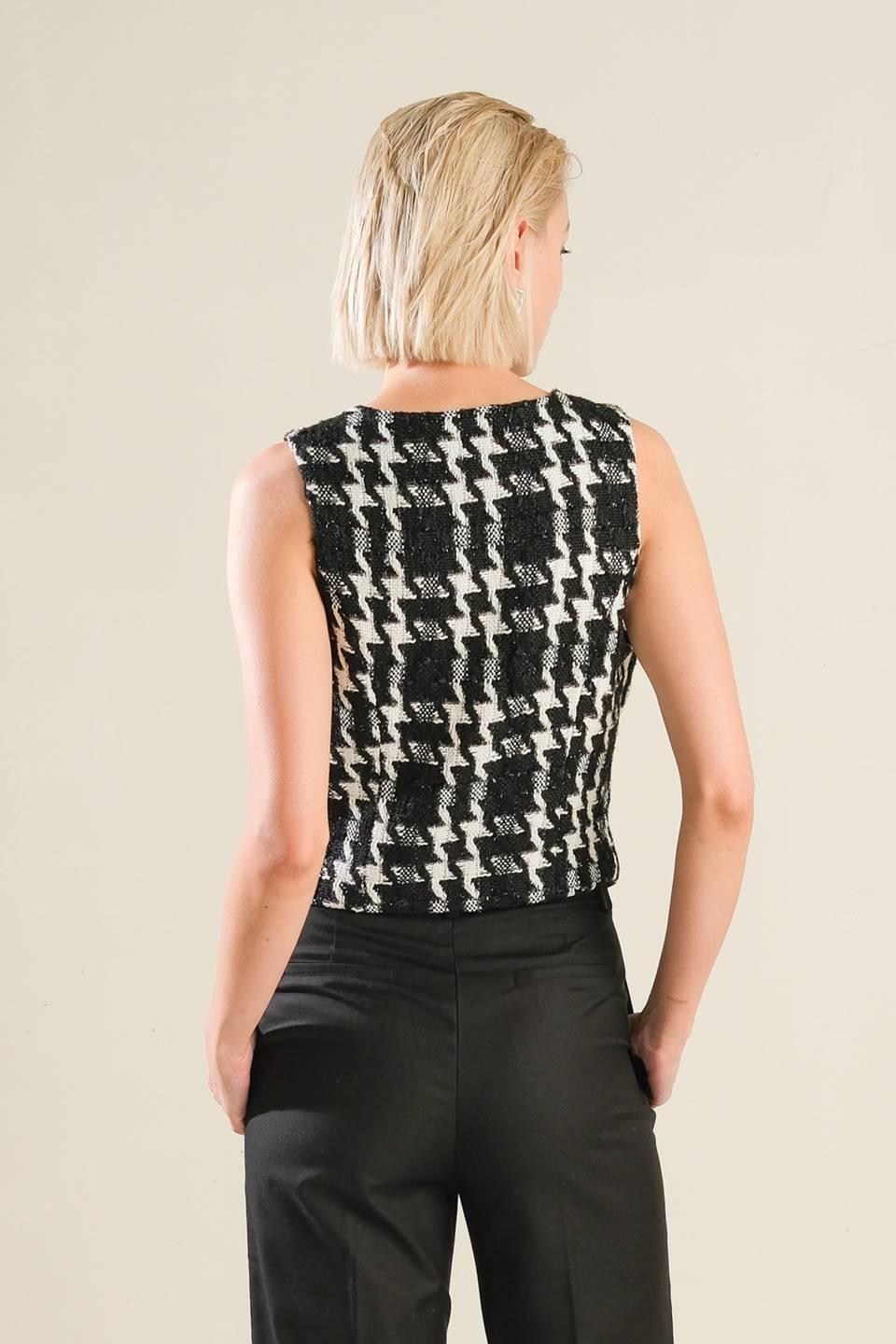 WHEN I'M WITH YOU TWEED VEST.
