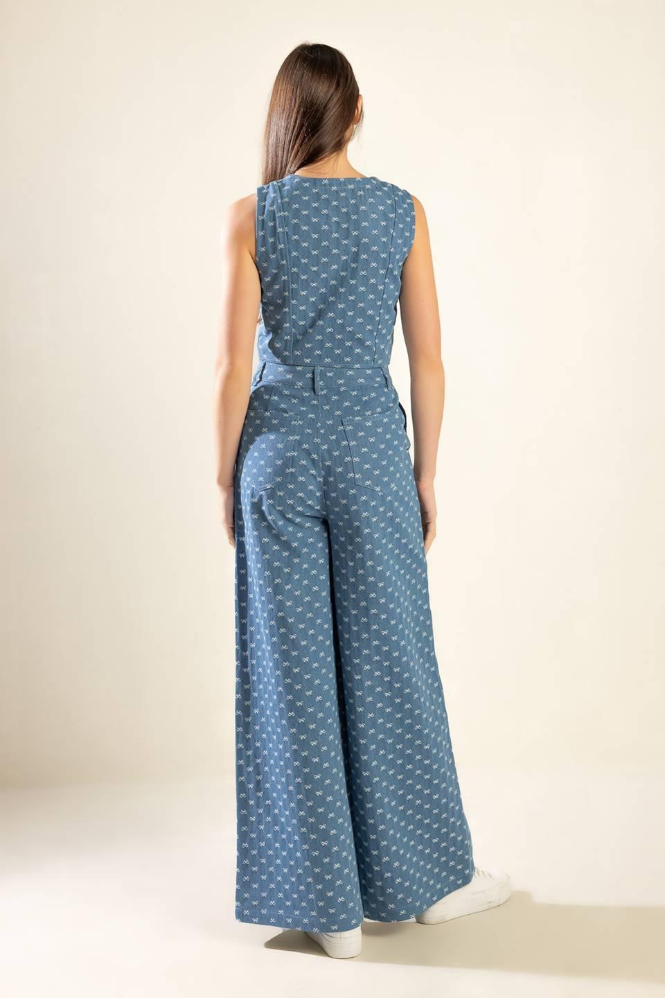MIMOSA MORNING WOVEN VEST - Flying Tomato - VEST - Freemarket