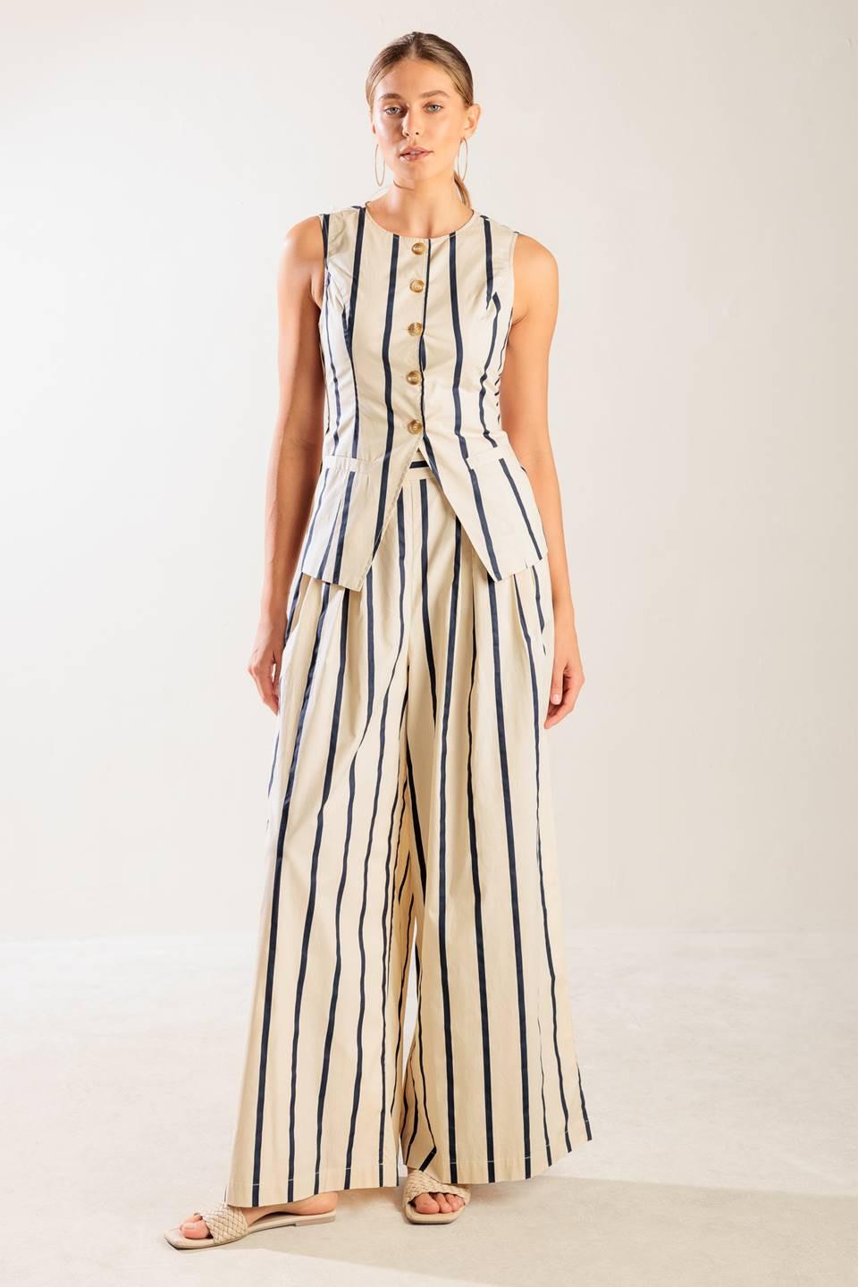 HERE AND NOW WOVEN VEST.