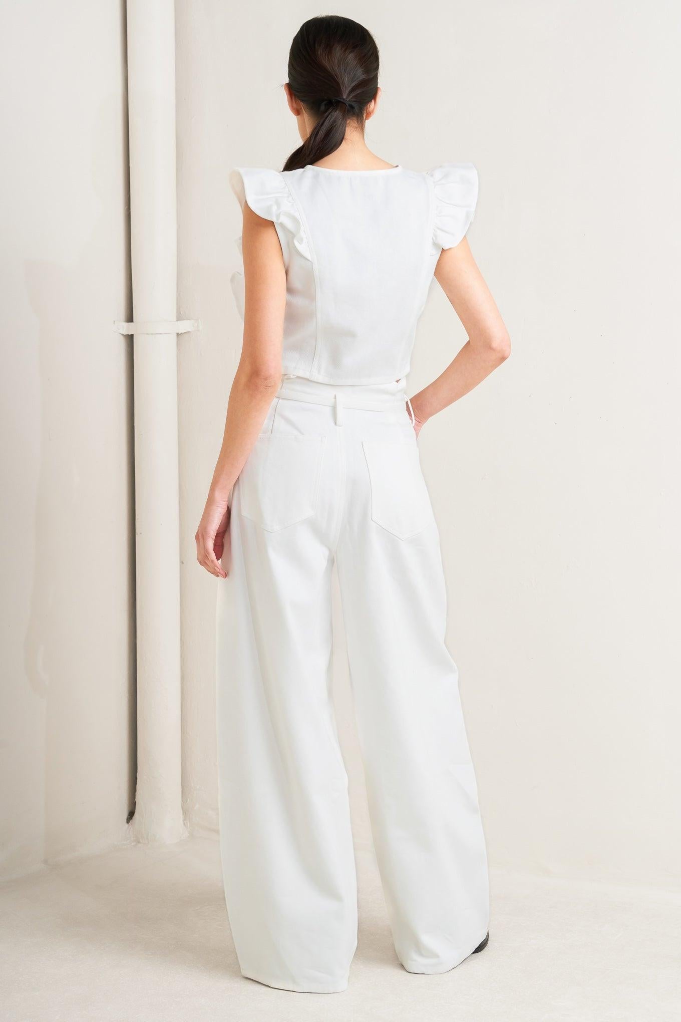 SUGAR AIR TWILL TOP.