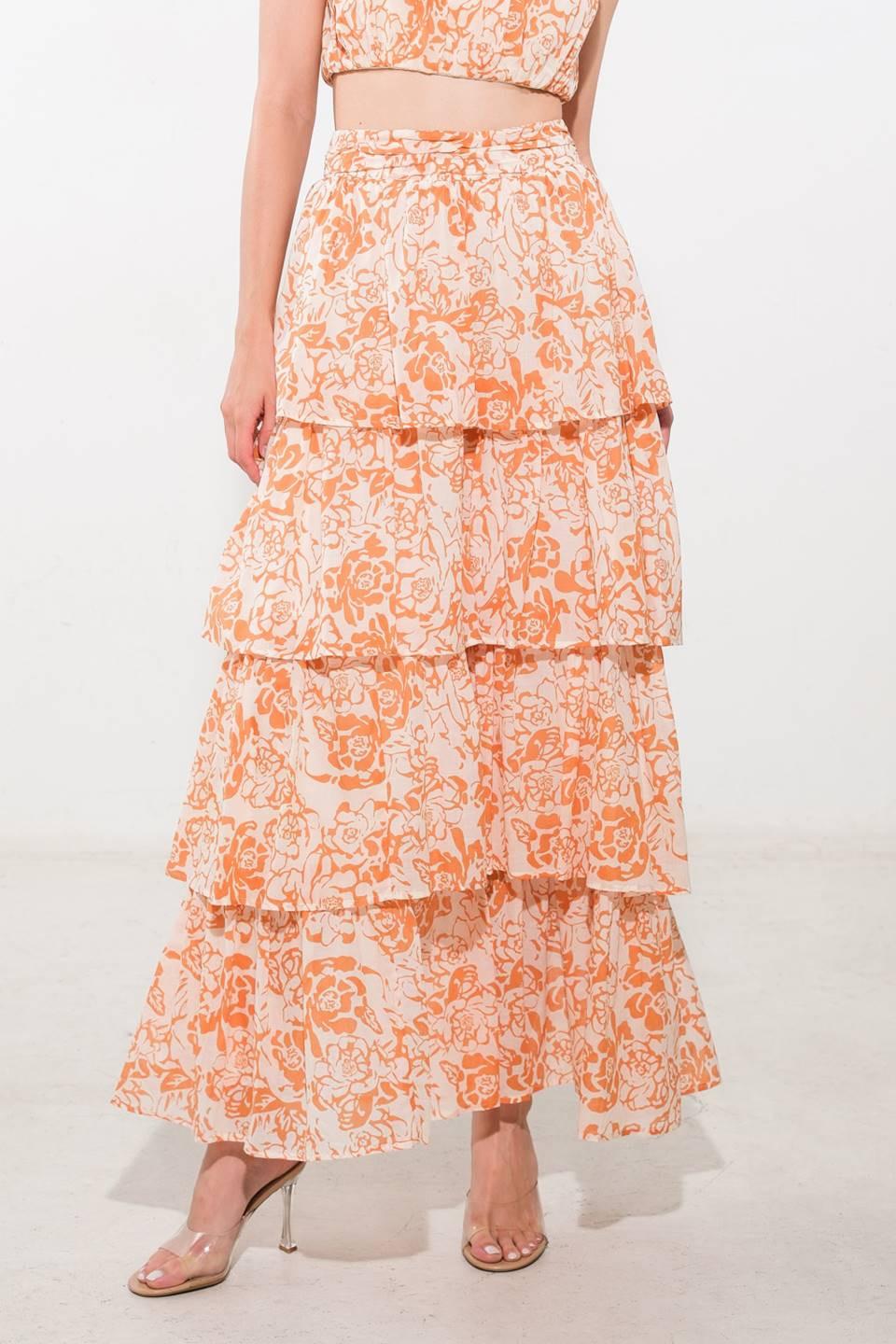 THERE IN MY MIND WOVEN MAXI SKIRT.