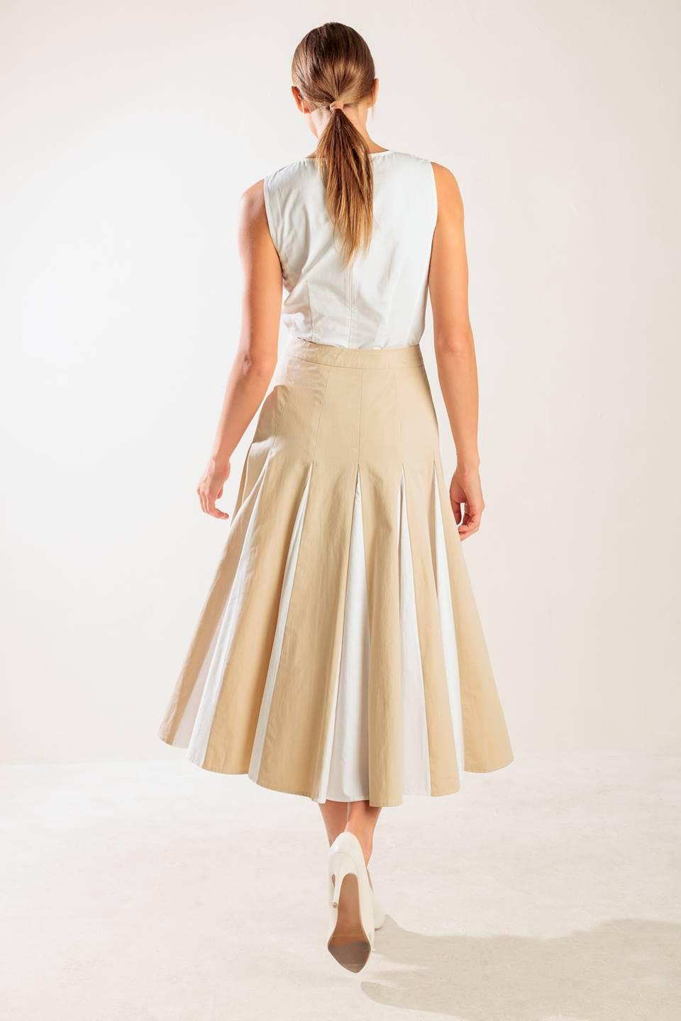 THE SWEETEST THING WOVEN MIDI SKIRT.