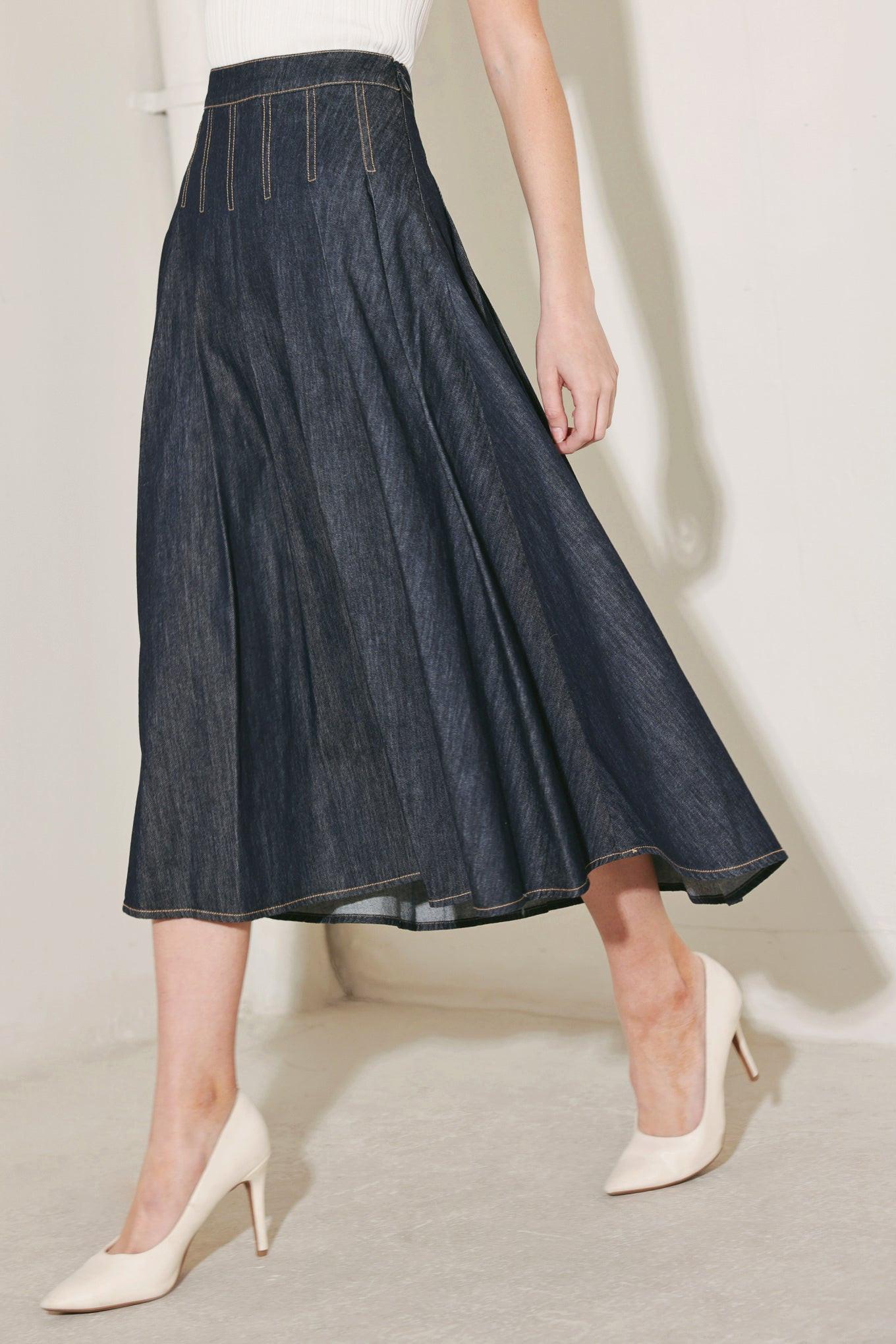 MAIN STAGE CLASSIC DENIM CIRCLE SKIRT l FREEMARKET – Flying Tomato