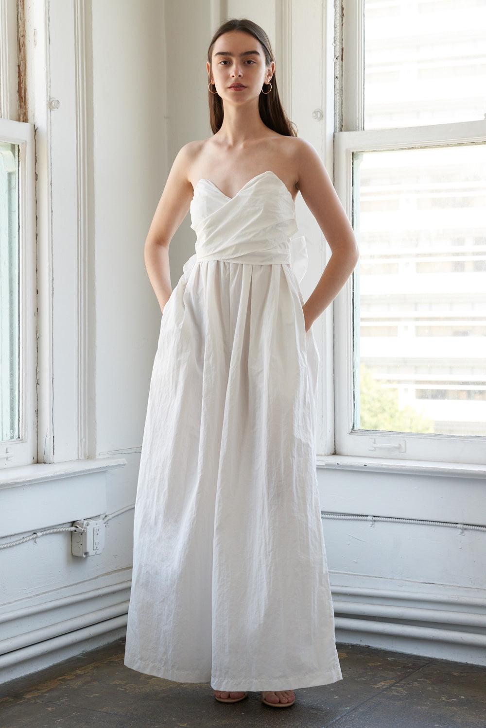 THINK ABOUT ME WOVEN JUMPSUIT.