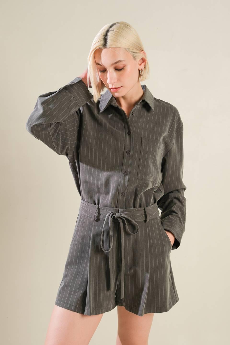 AM I OKAY WITH WOVEN ROMPER.