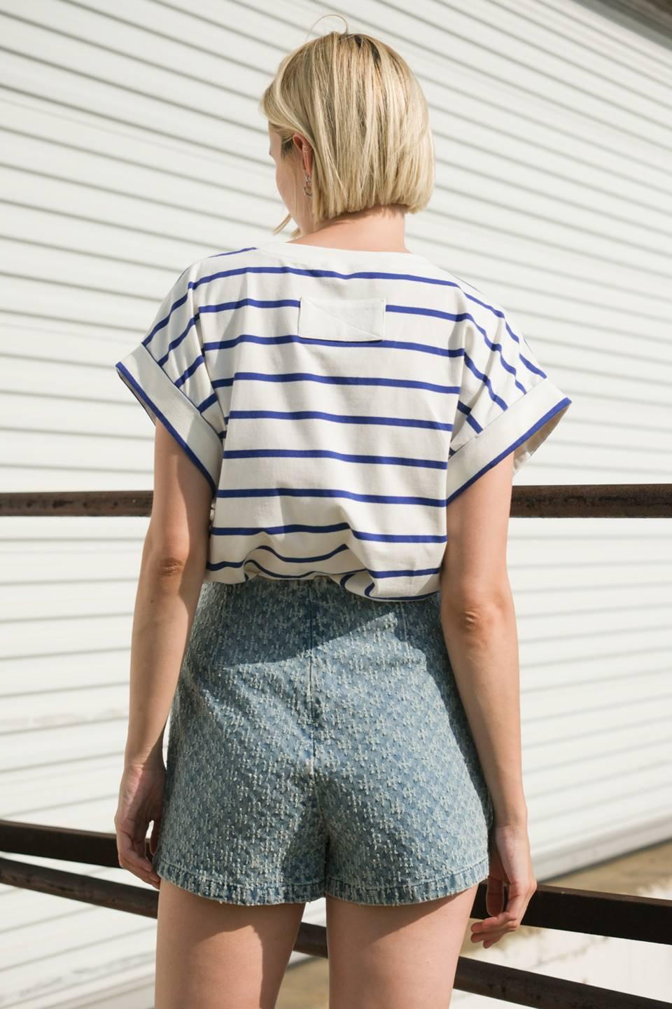NO ONE PRETTIER DENIM SKORT.