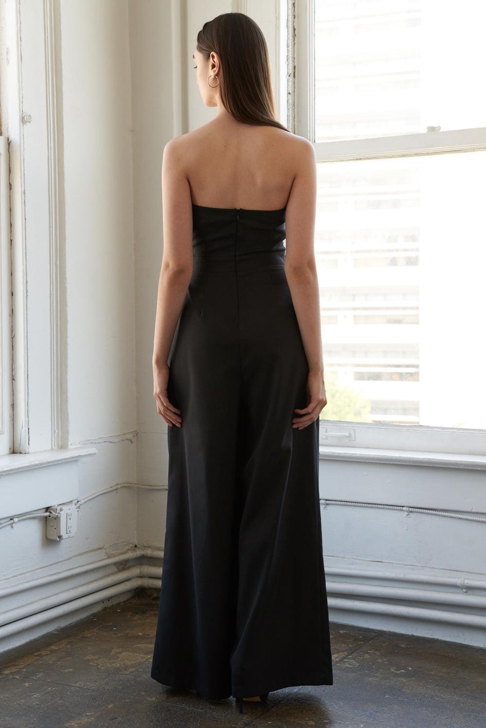 SPRINGTIME SERENADE WOVEN JUMPSUIT.