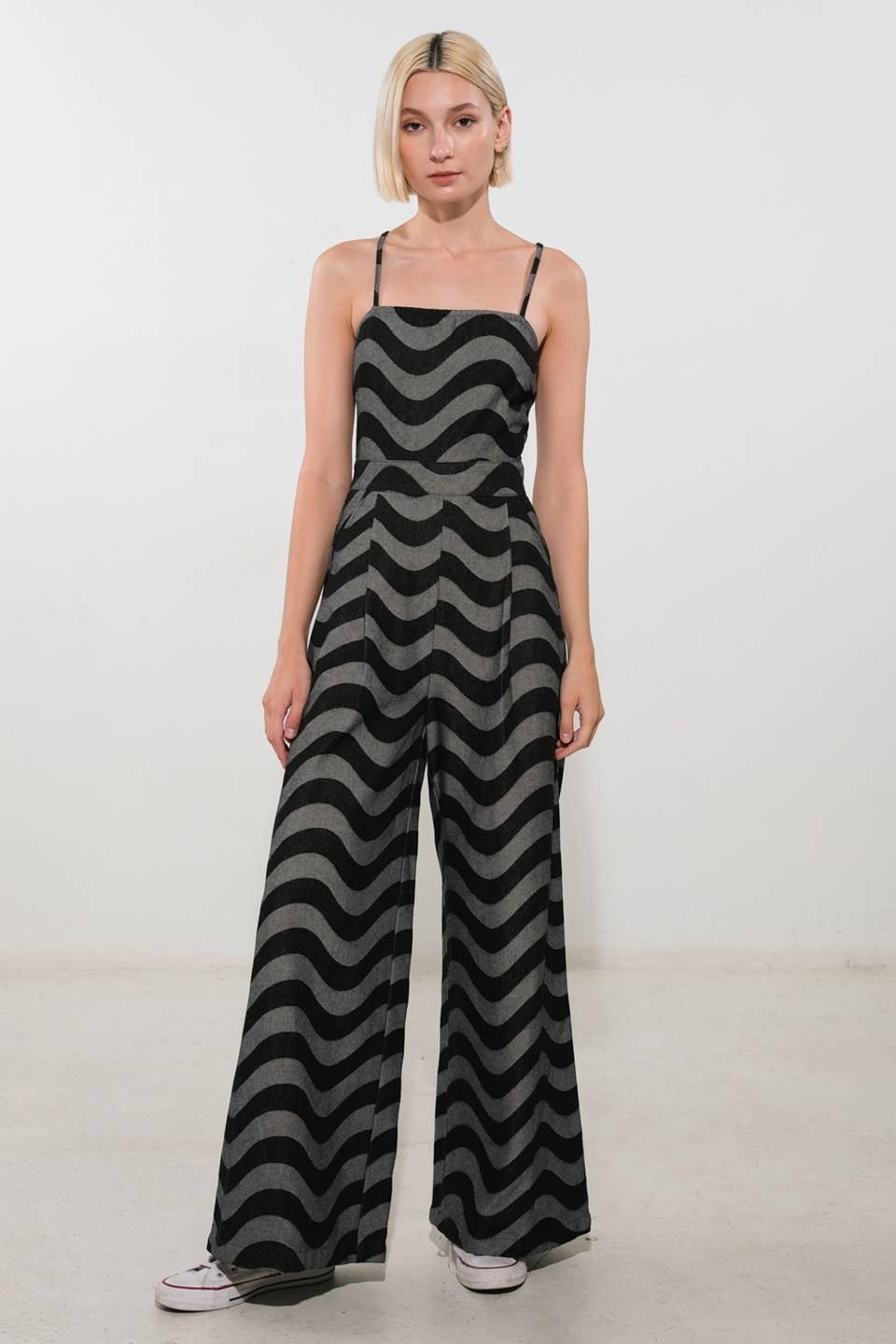LET MY GUARD DOWN DENIM JUMPSUIT.
