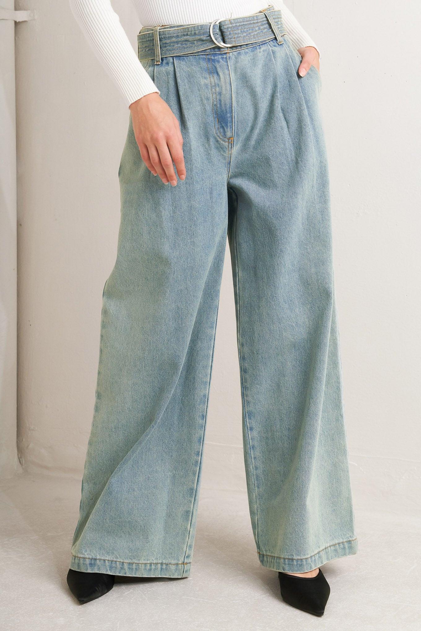 THINK OF ME DENIM PANTS.