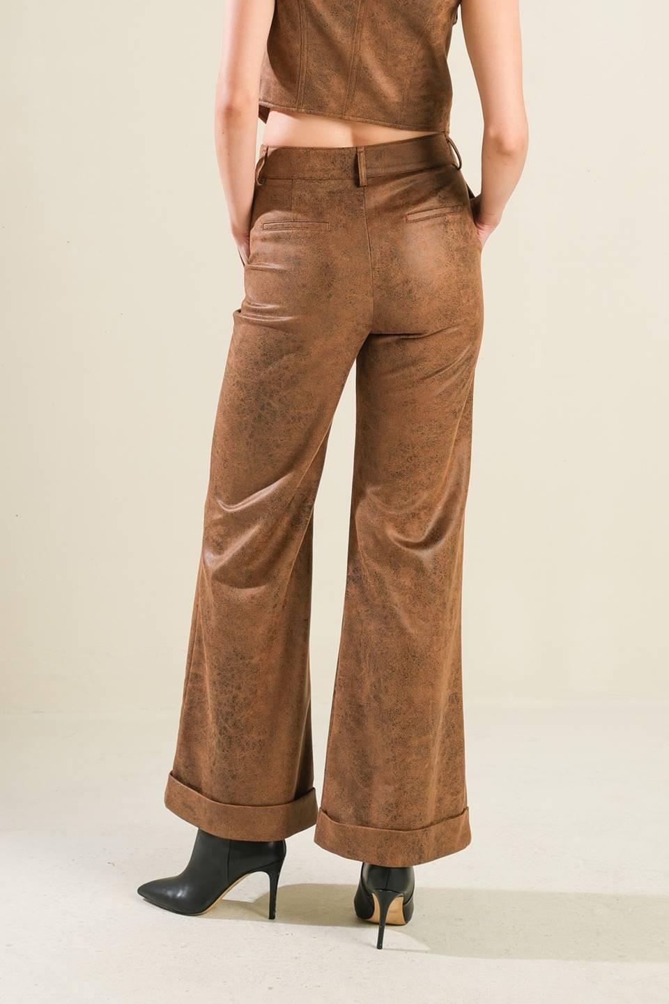 A GIFT FROM LOVE LEATHER PANTS.