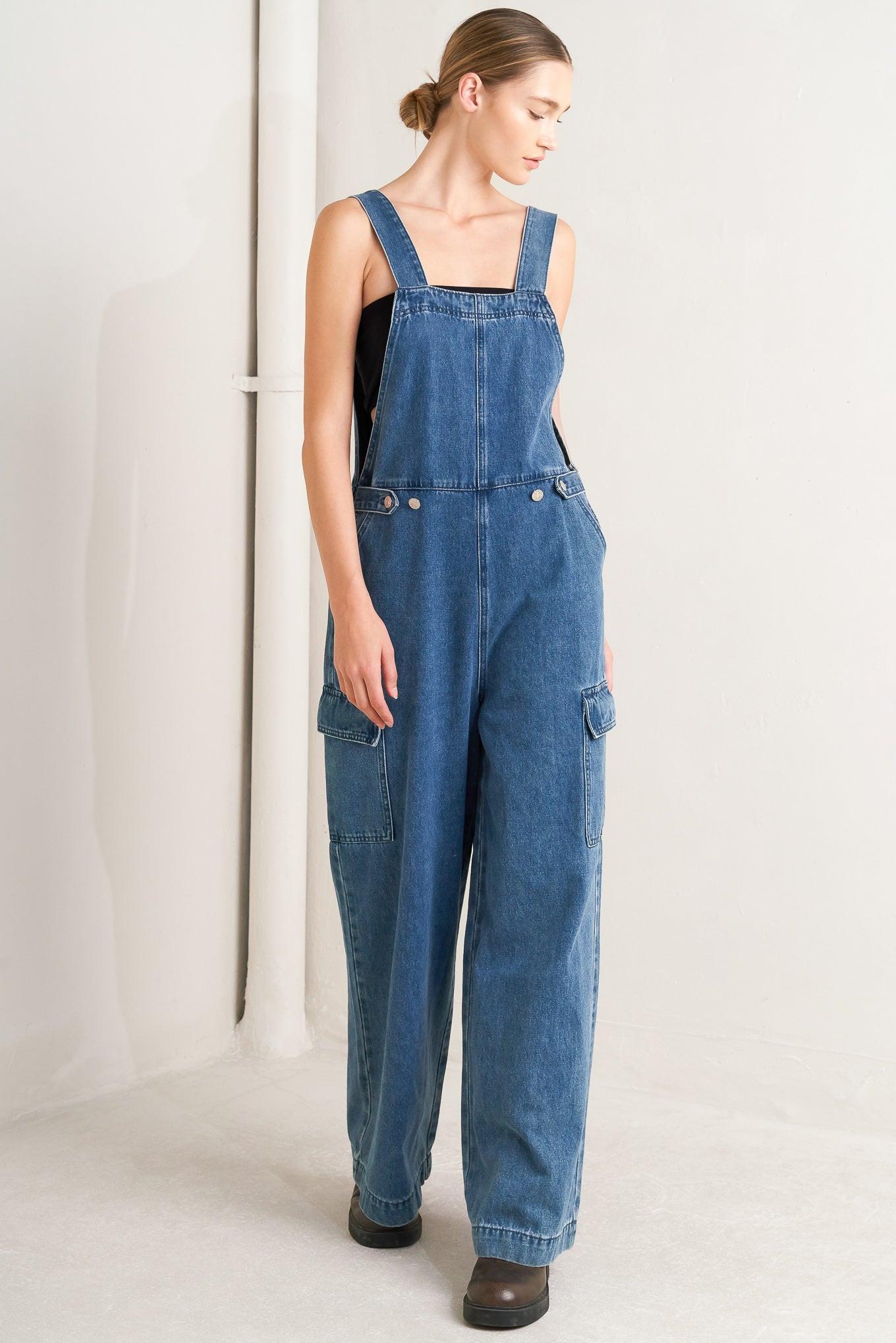 LET ME TALK DENIM CARGO PANTS.