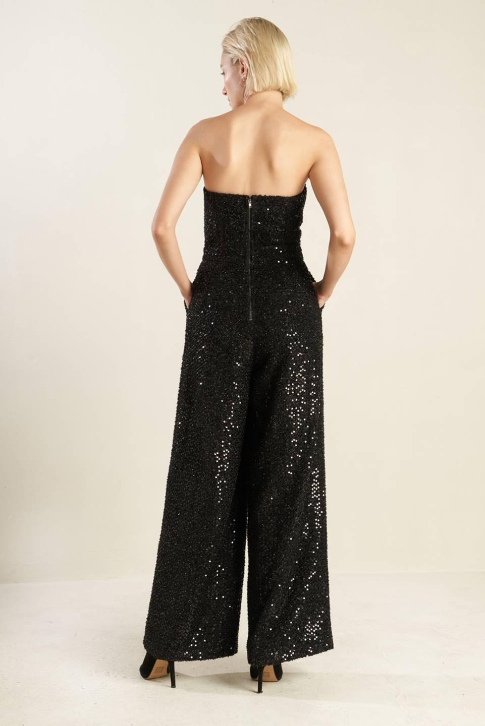 DOESN'T ADD UP SEQUIN JUMPSUIT.
