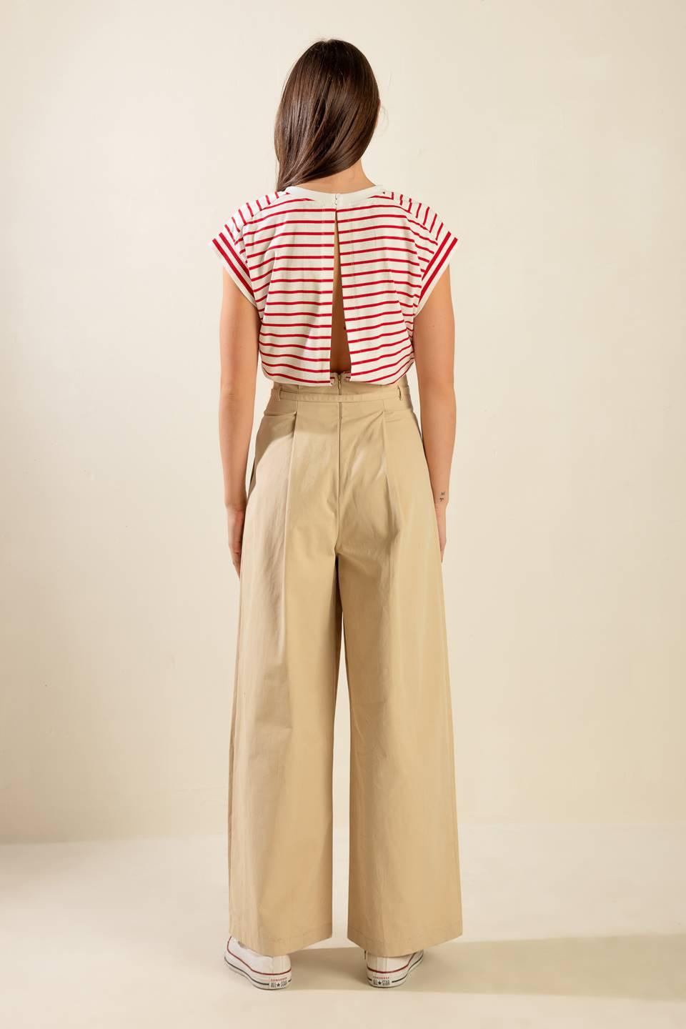 FINALLY OVER WOVEN PANTS - Flying Tomato - JUMPSUIT - Freemarket