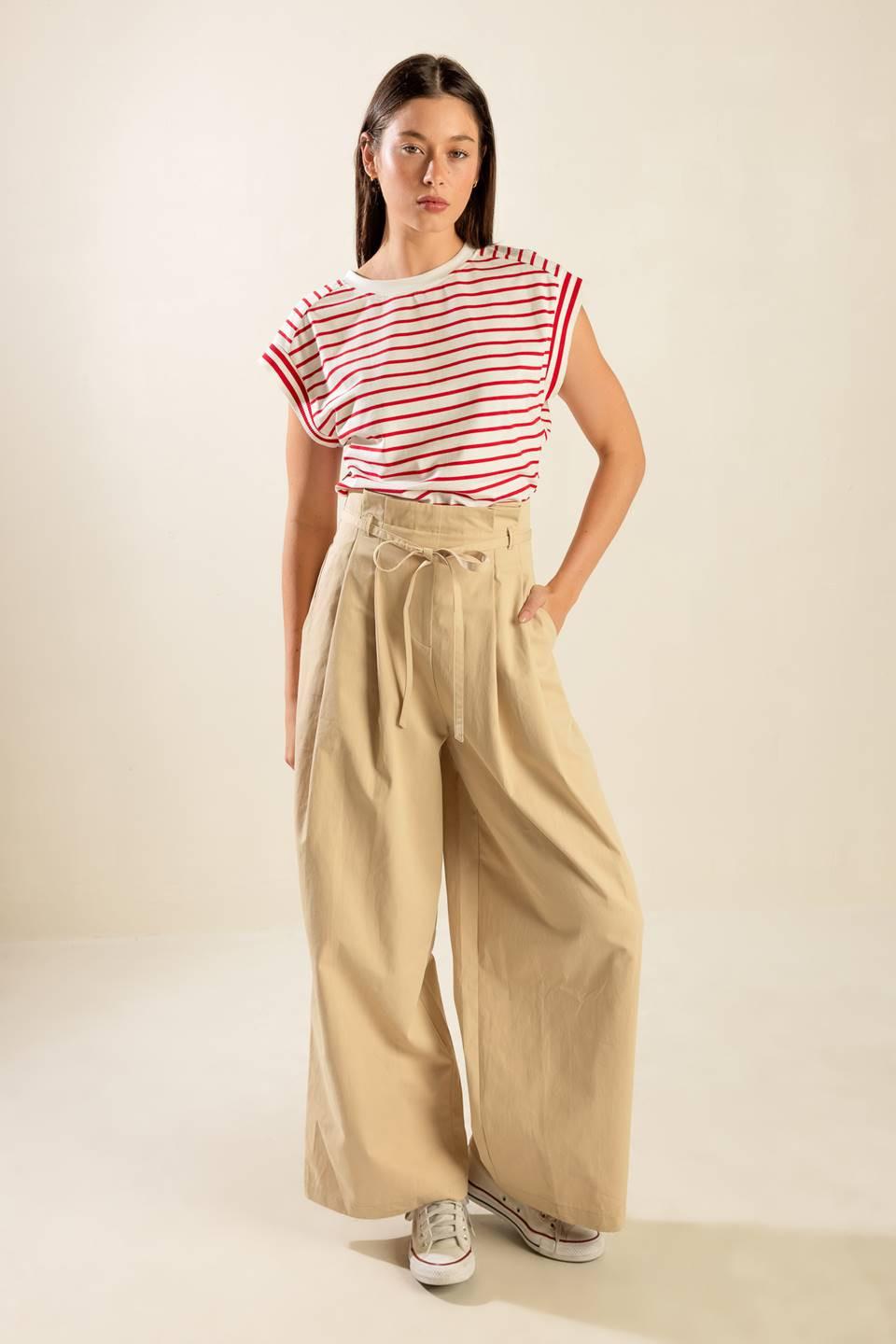 FINALLY OVER WOVEN PANTS - Flying Tomato - JUMPSUIT - Freemarket