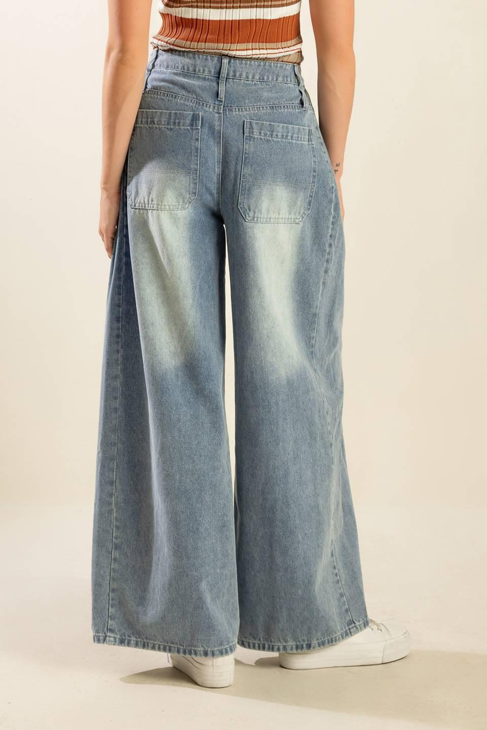 HIGH STAKES DENIM PANTS.
