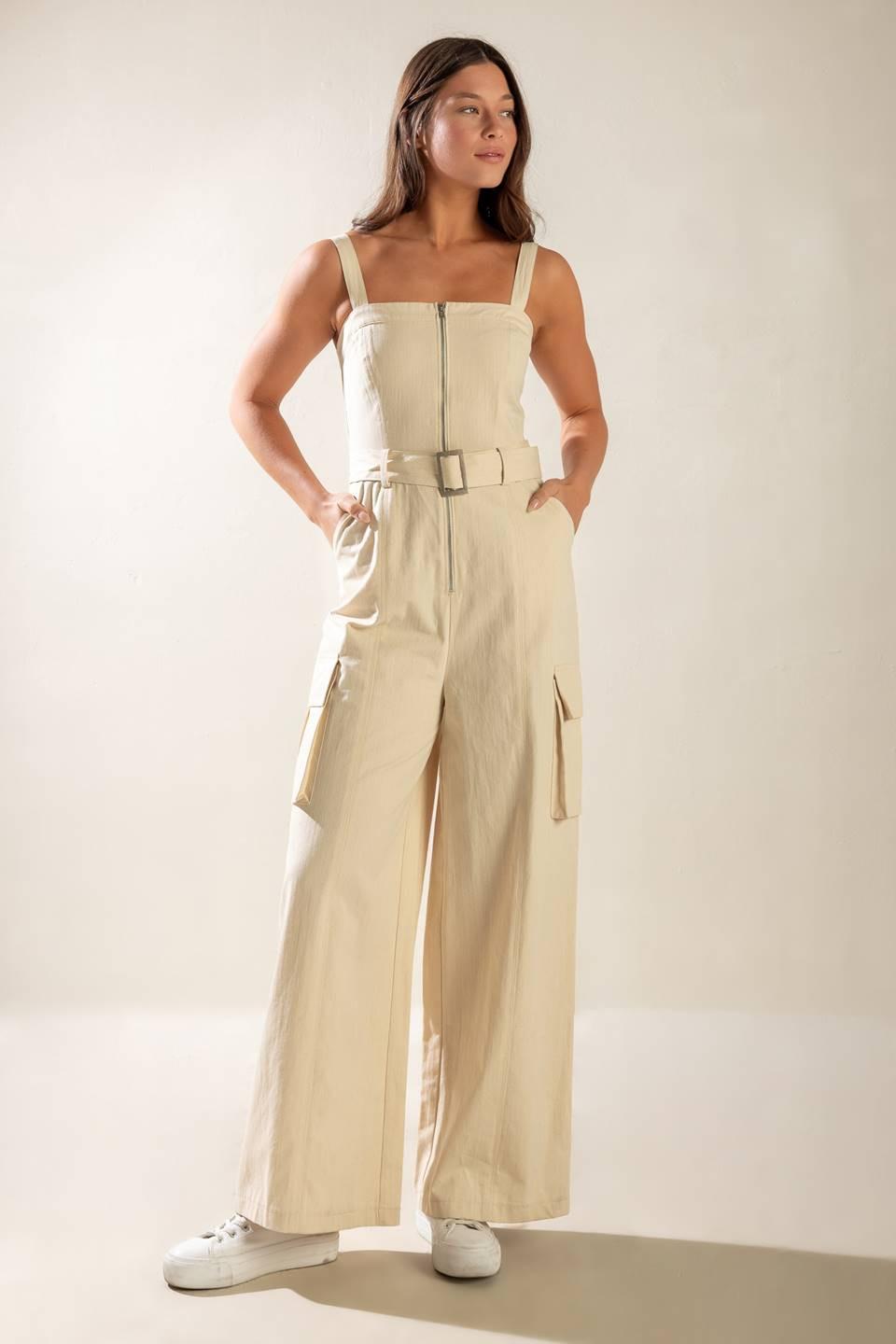 LOVE SOMEBODY WOVEN JUMPSUIT.