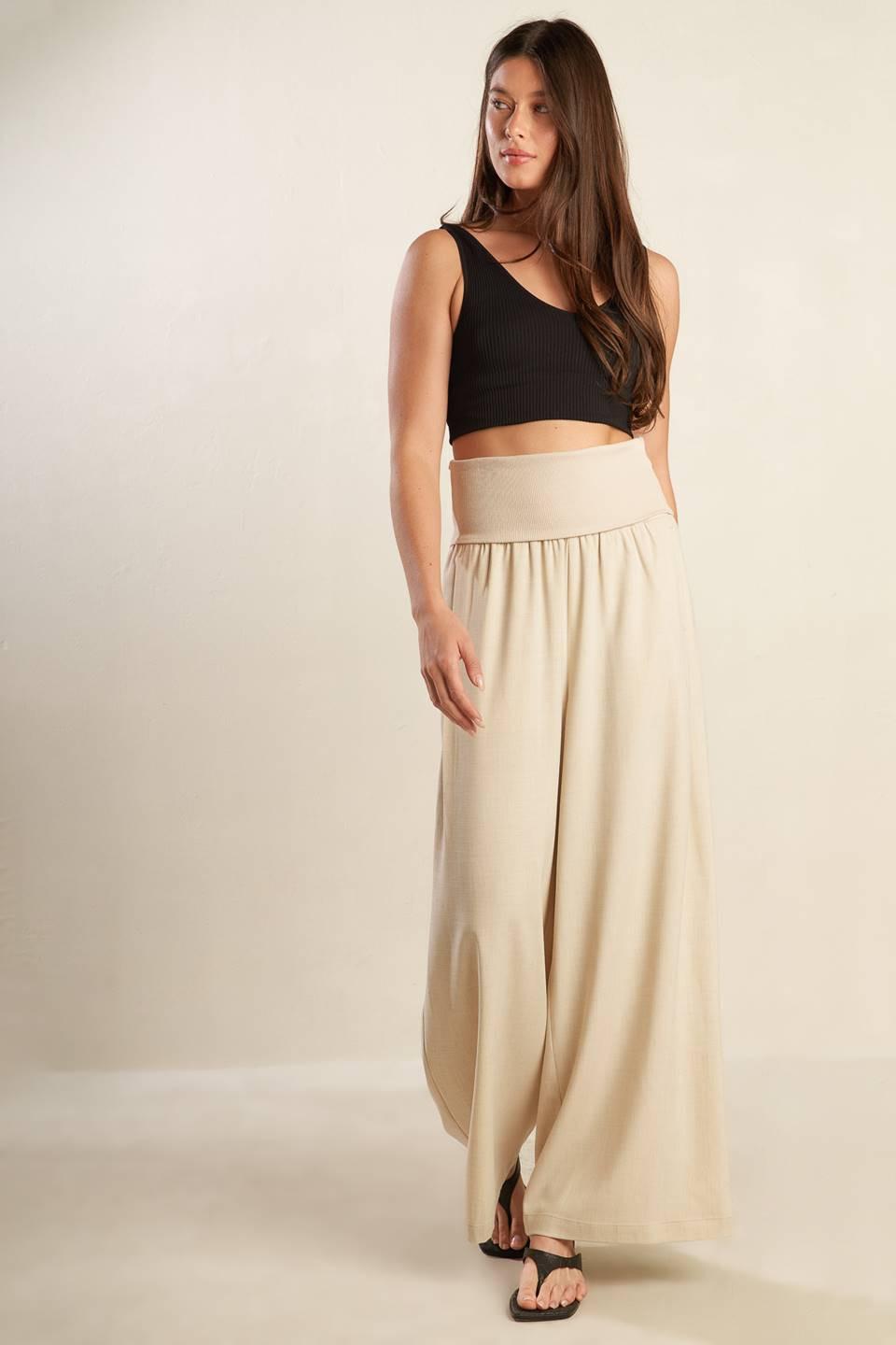 GO WITH GRACE WOVEN PANTS.
