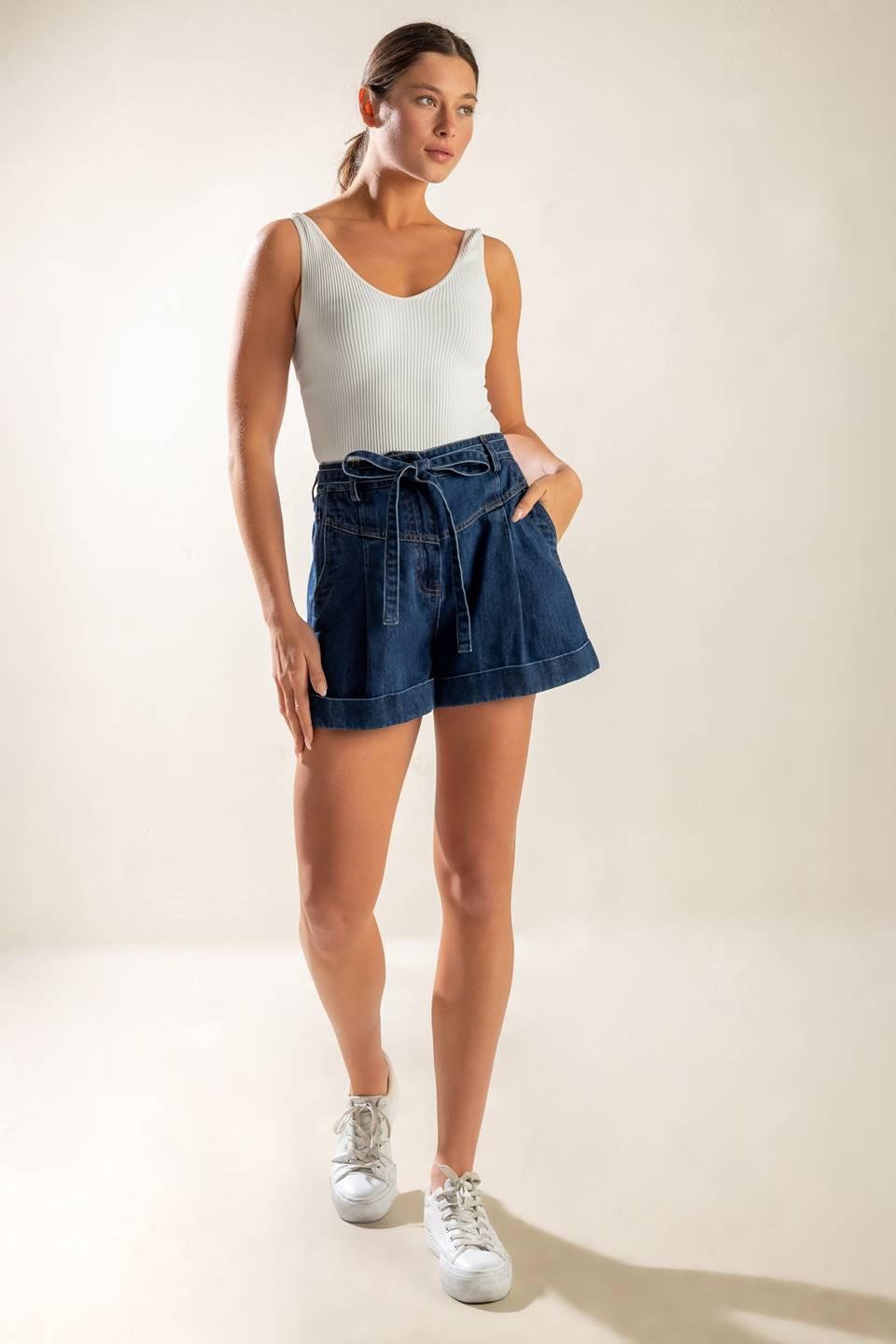WALK IN THE PARK DENIM SHORTS.