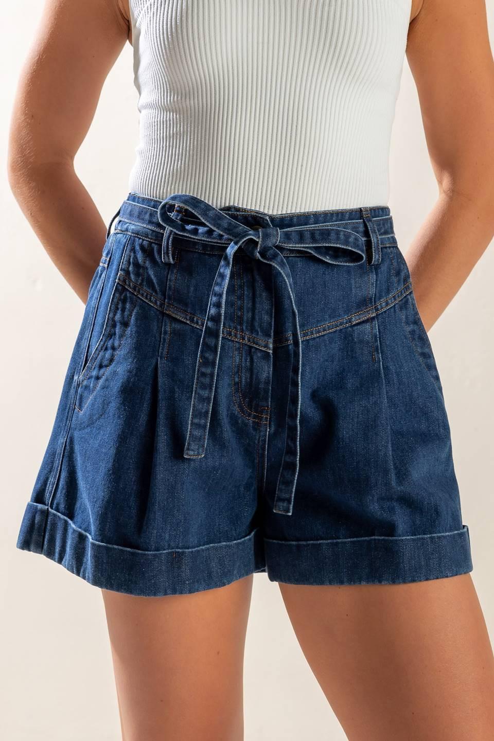 WALK IN THE PARK DENIM SHORTS.