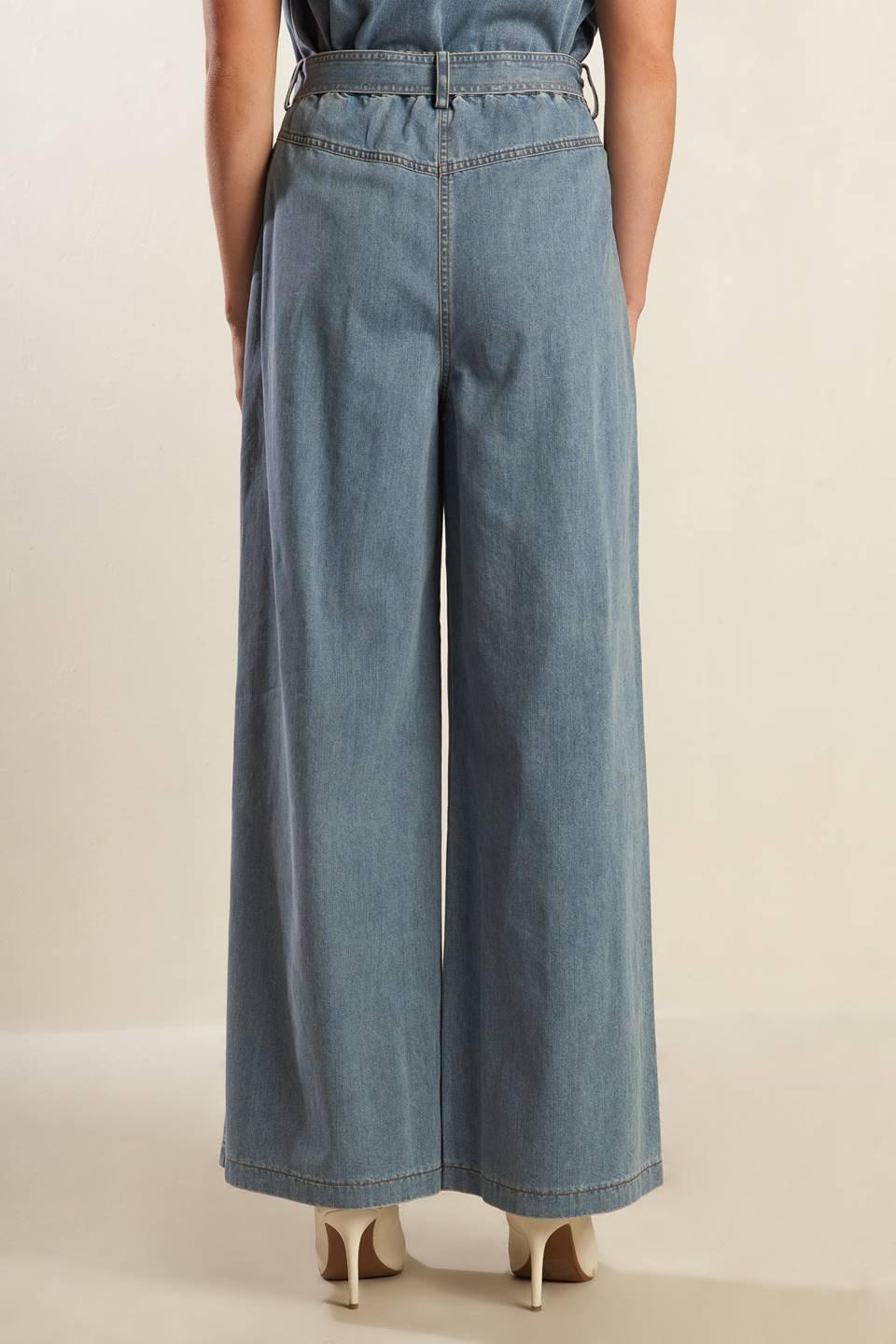 WONDERING WHY LIGHT DENIM PANTS.