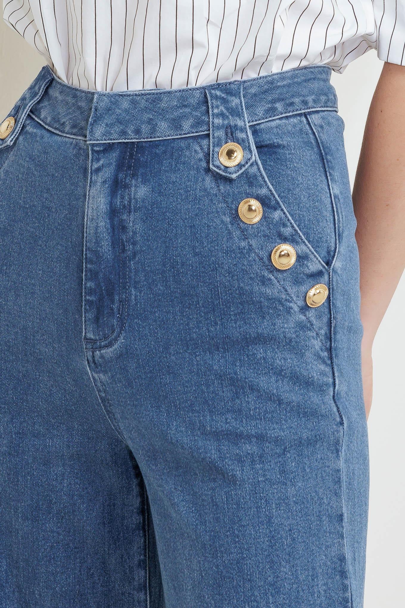 NOSTALGIA FIELD DENIM PANTS.