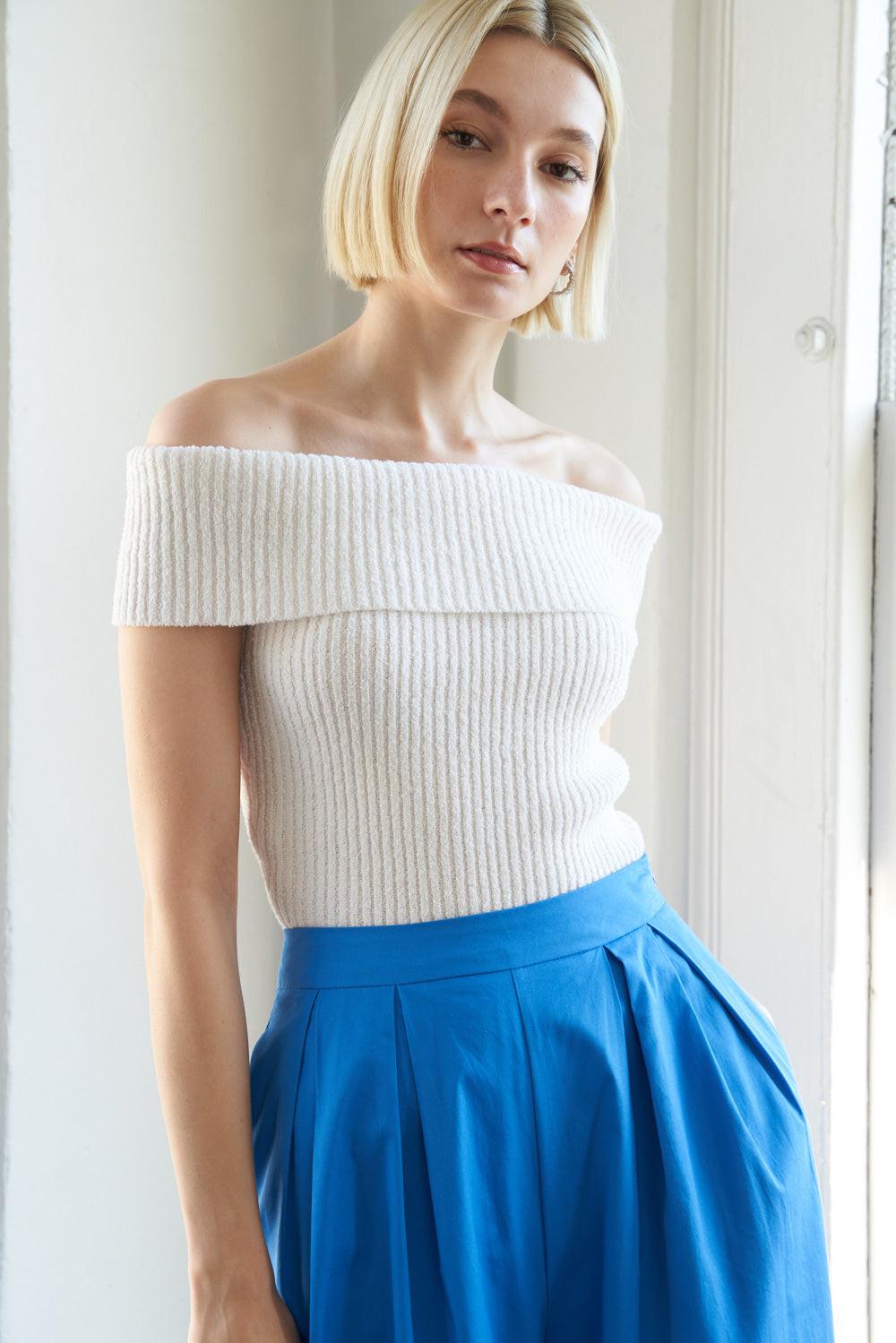 PRECIOUS APPROACH SHOULDER TOP.