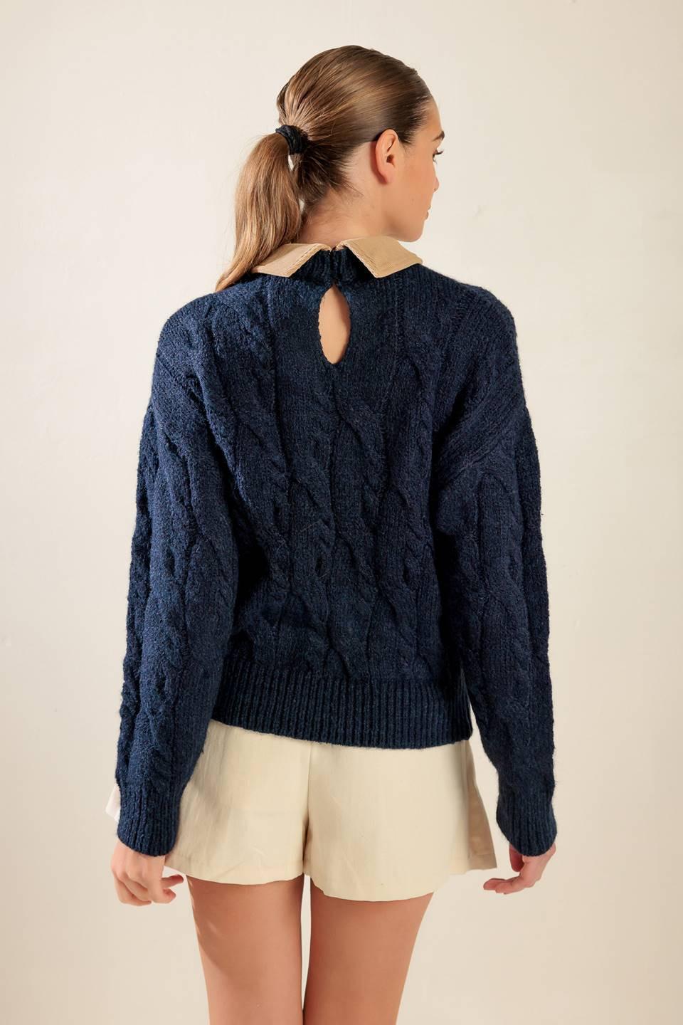 TOTALLY SMITTEN PULLOVER SWEATER TOP.