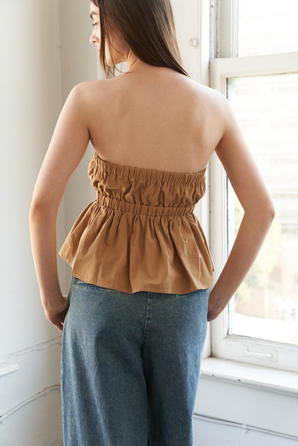DARLING IMAGE WOVEN TOP.