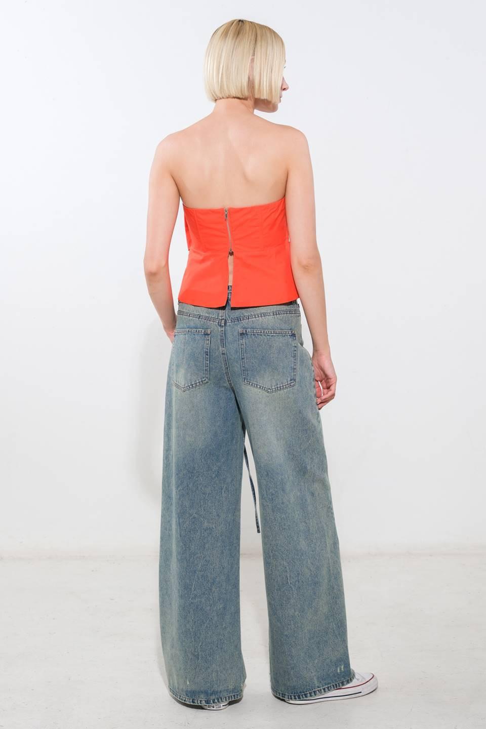 SUNSHINE SELECTION WOVEN TOP.