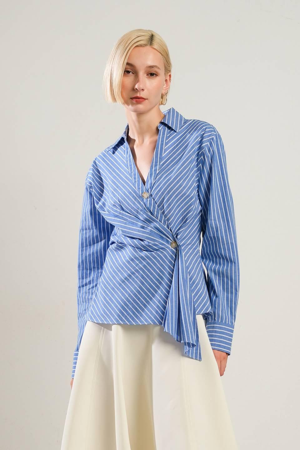 EVERMORE ELEGANCE WOVEN TOP.