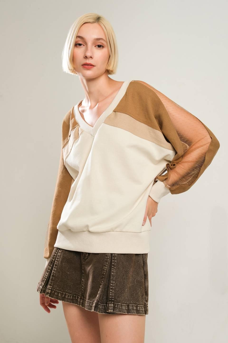LAST FLING CREA, BLOCKED TOP.