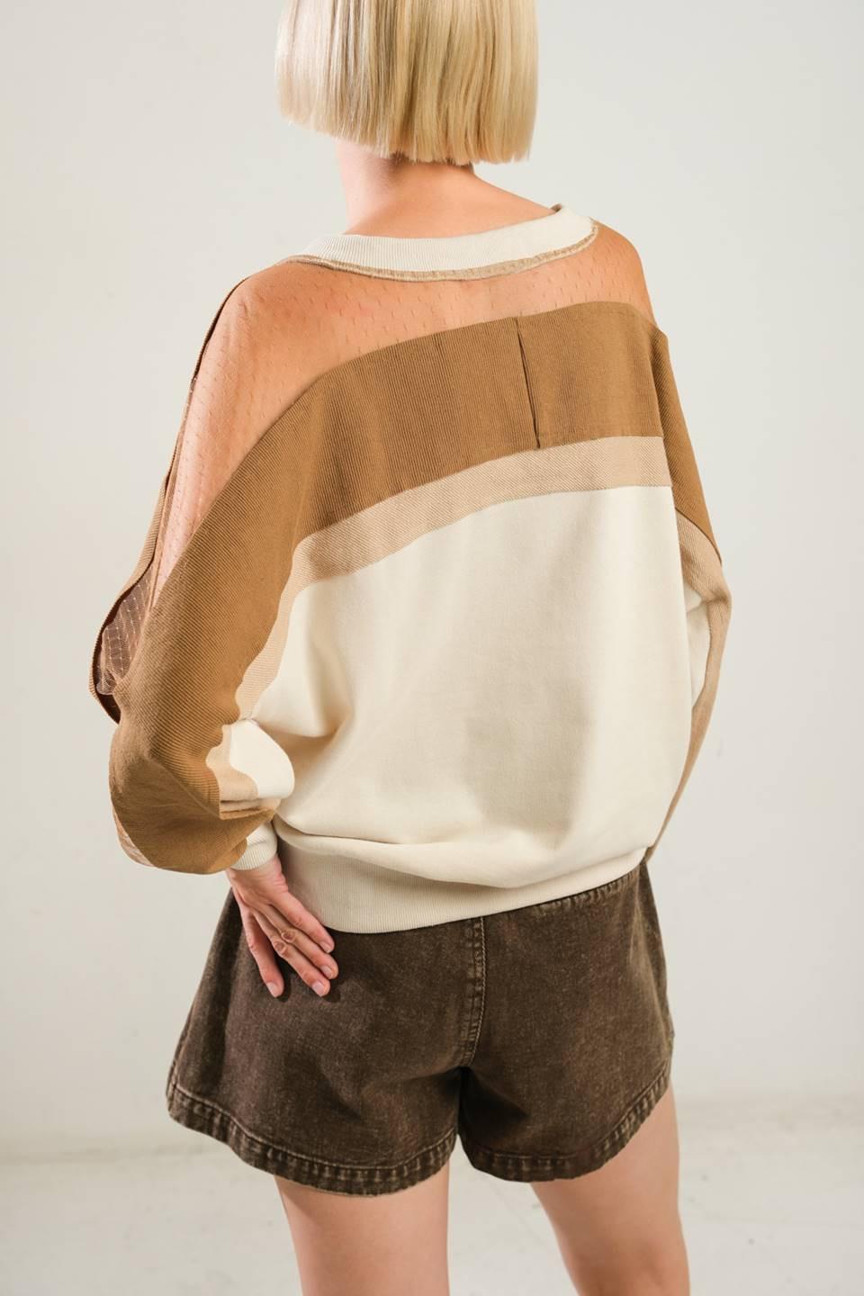 LAST FLING CREA, BLOCKED TOP.