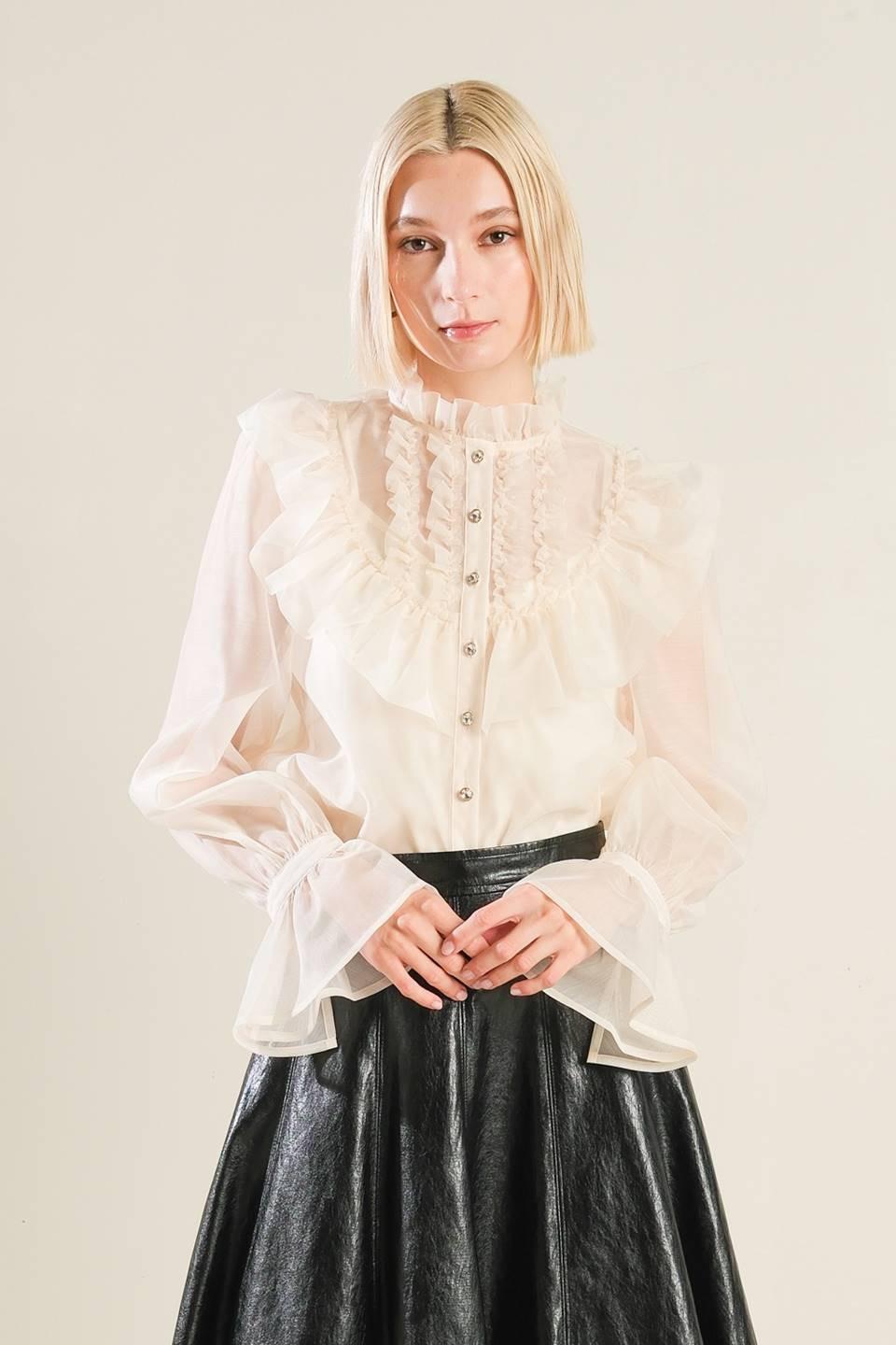 TO MY LOVE WOVEN BLOUSE.
