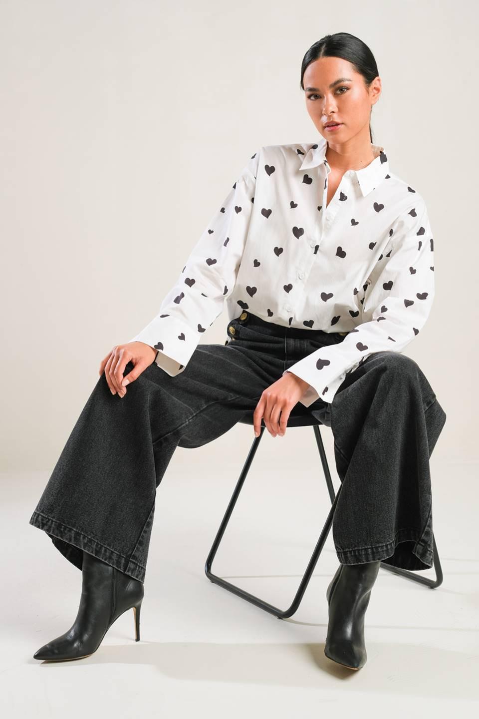 BUY MYSELF WOVEN TOP.