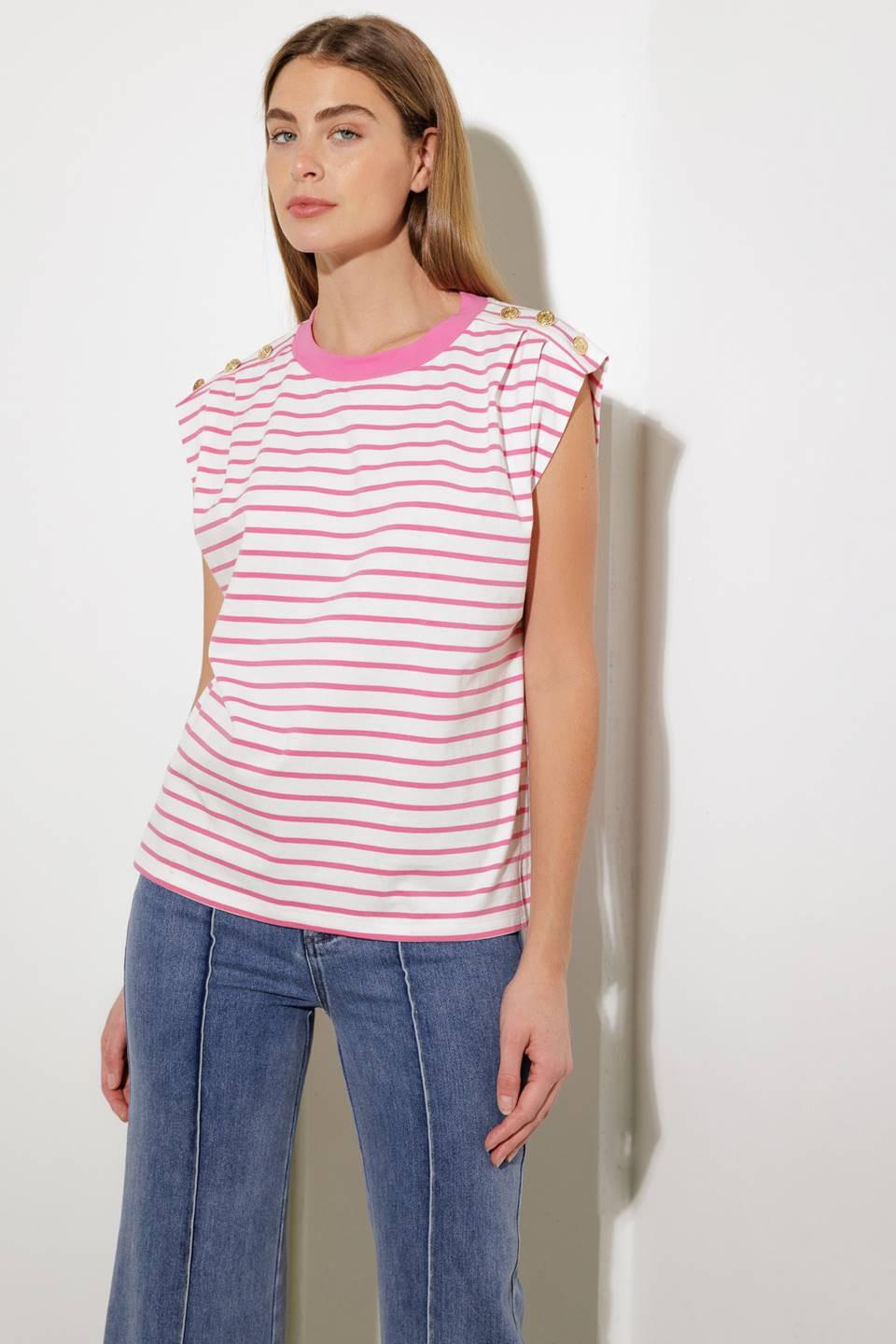 FEELING SPECIAL PINK KNIT TOP - Flying Tomato - TOPS - Freemarket