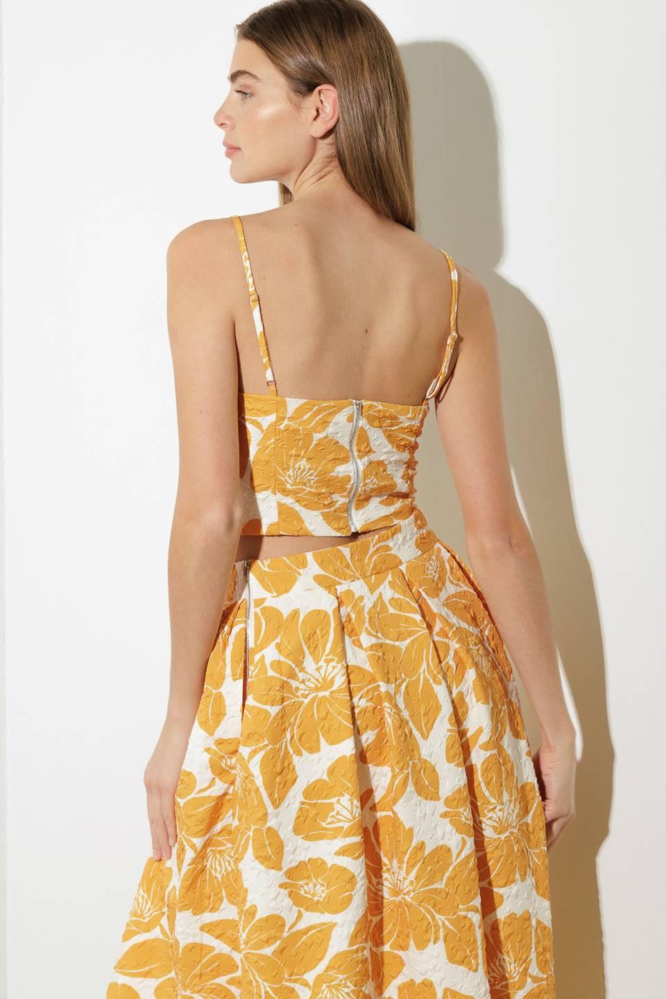 PLAIN OPTIMISM WOVEN CROP TOP - Flying Tomato - TOPS - Freemarket