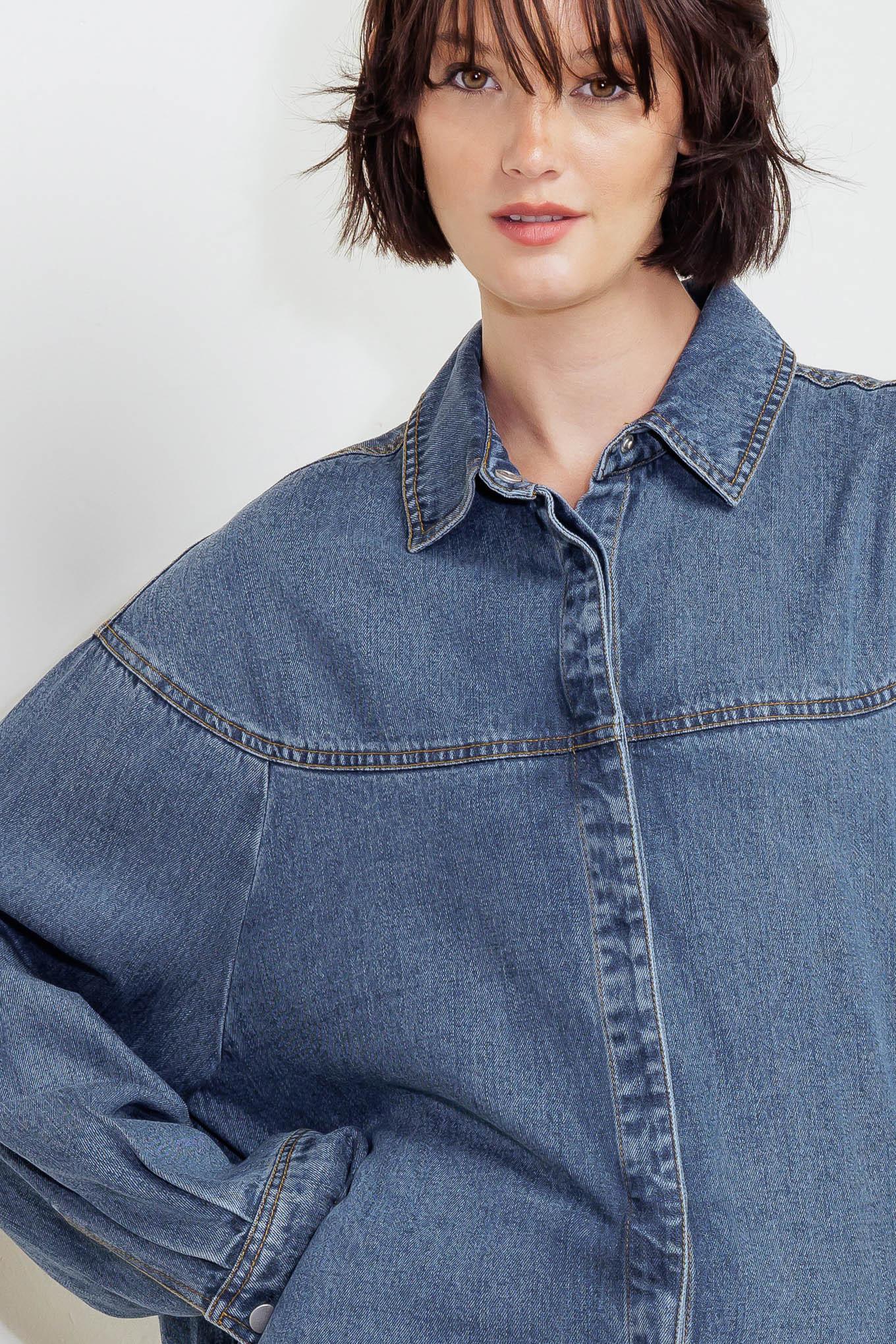 OFFLINE EDGE INDIGO DENIM TOP.