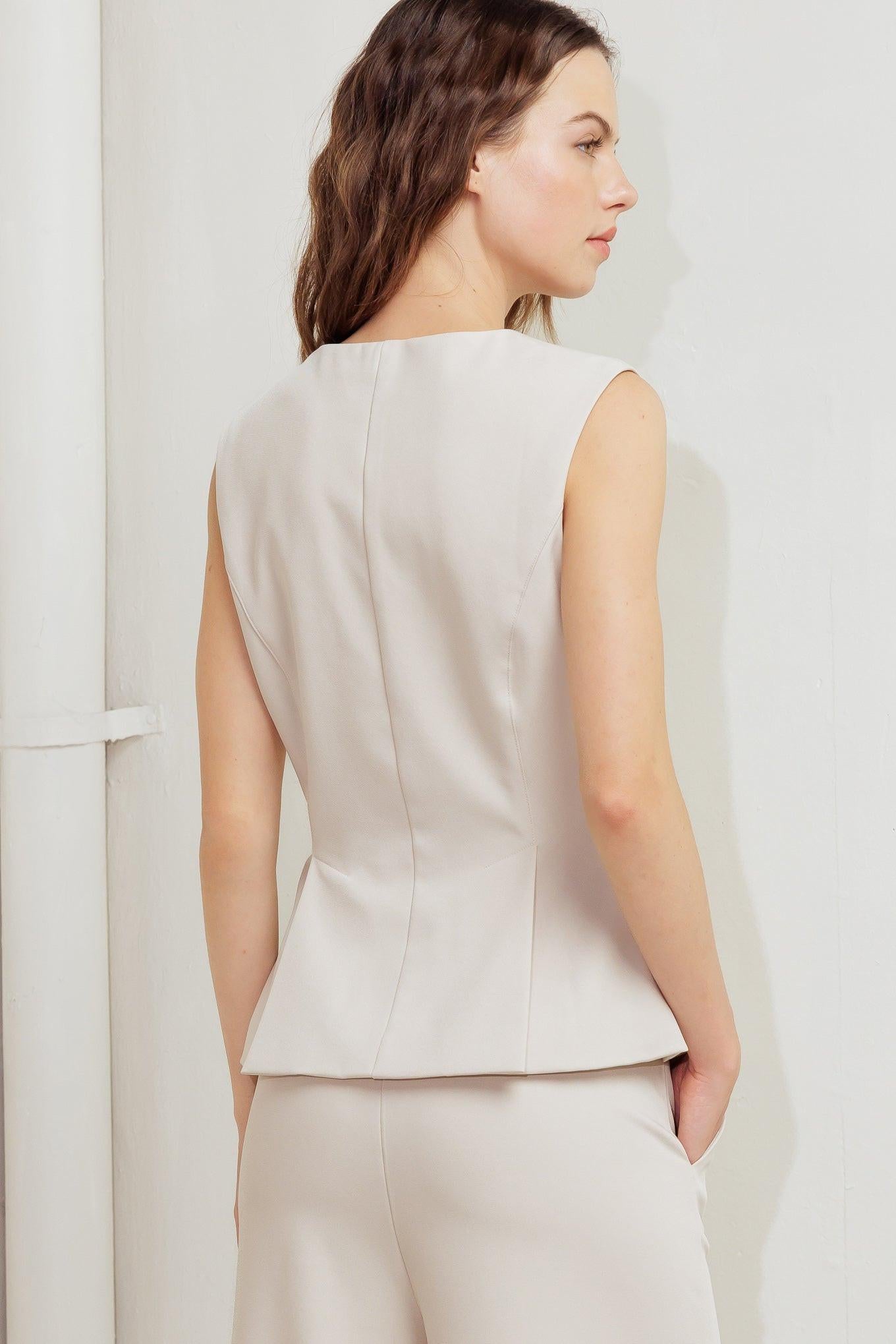 MONDAY FLOW WOVEN TOP.