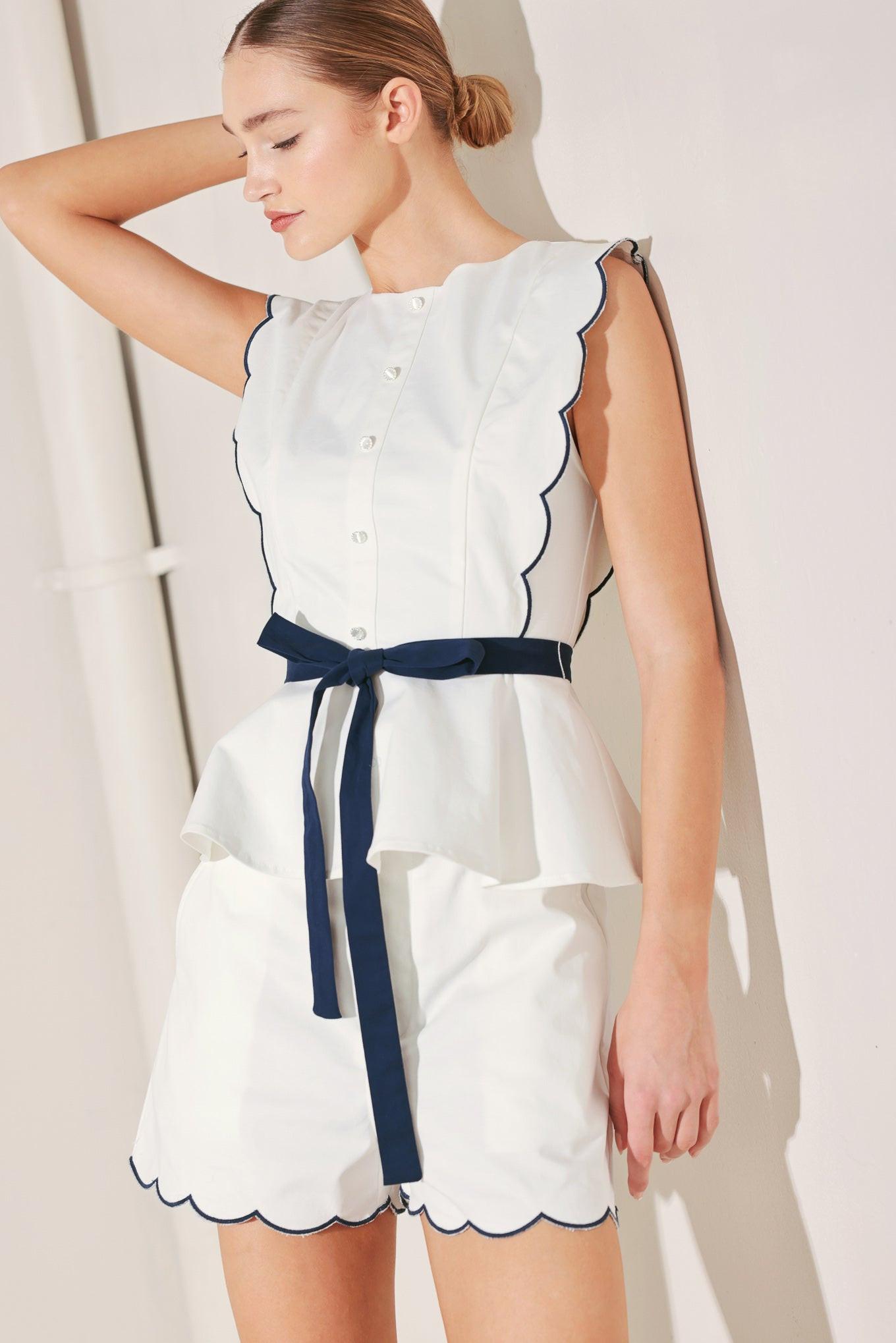 RESORT READY WOVEN TOP.