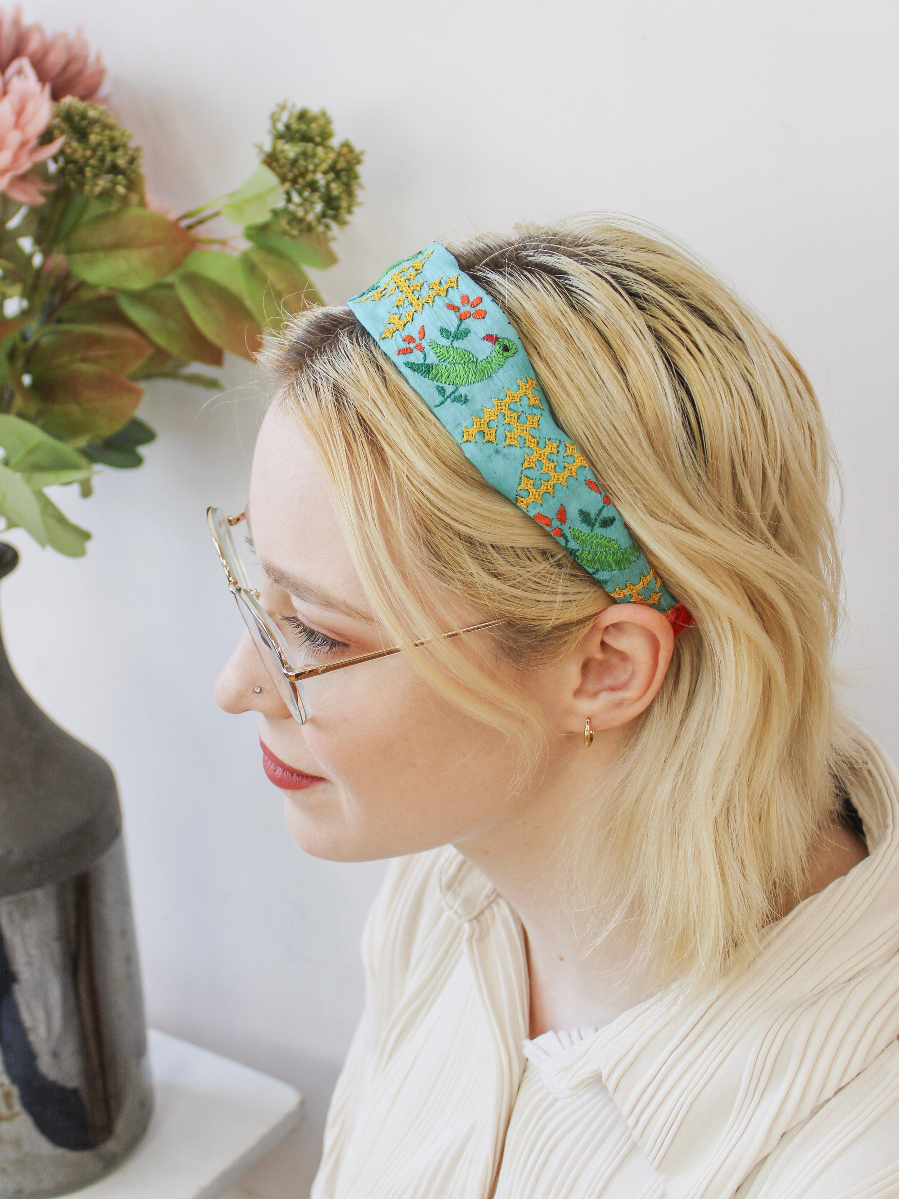 Frida Embroidered Headband.