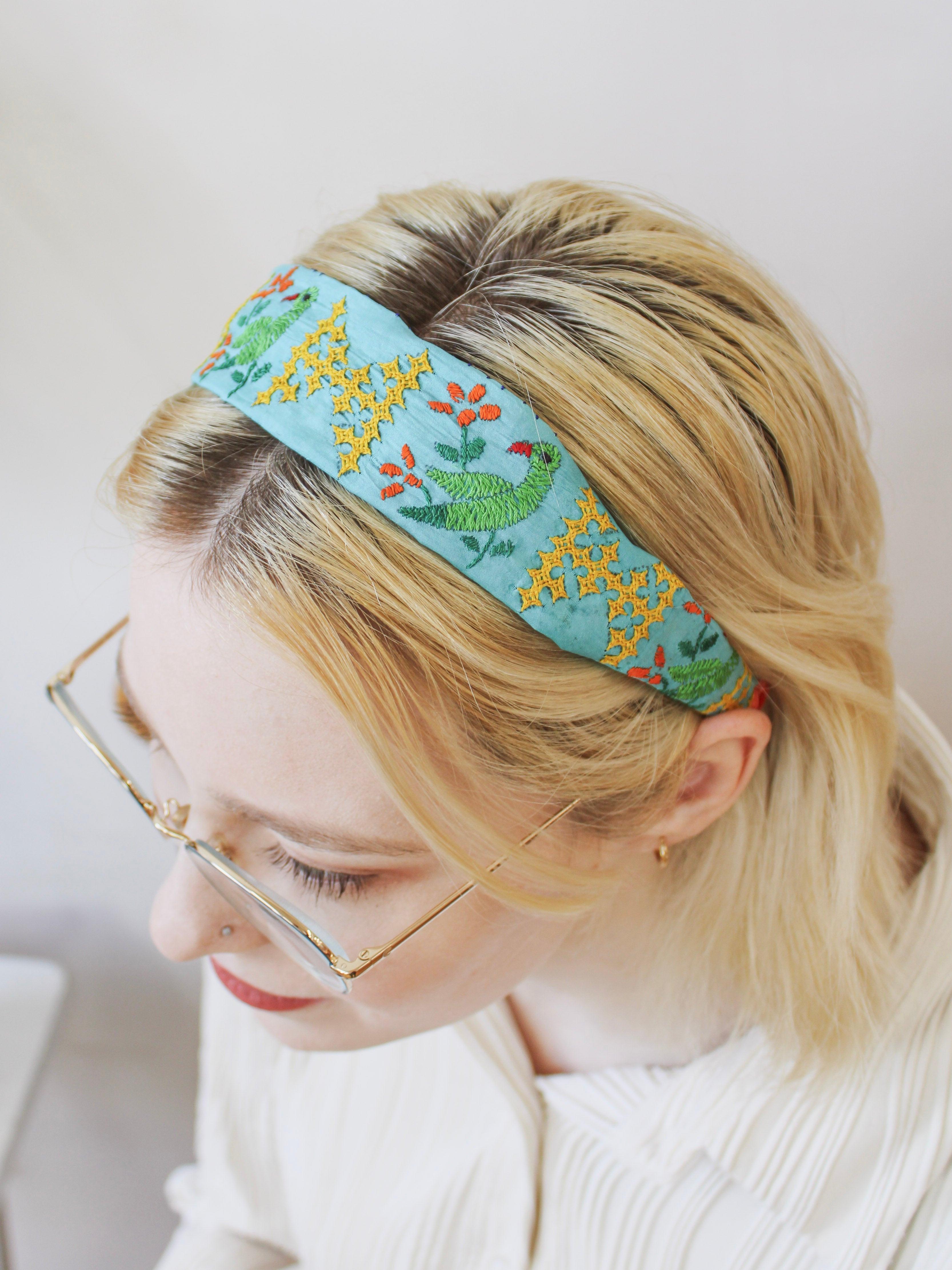 Frida Embroidered Headband.