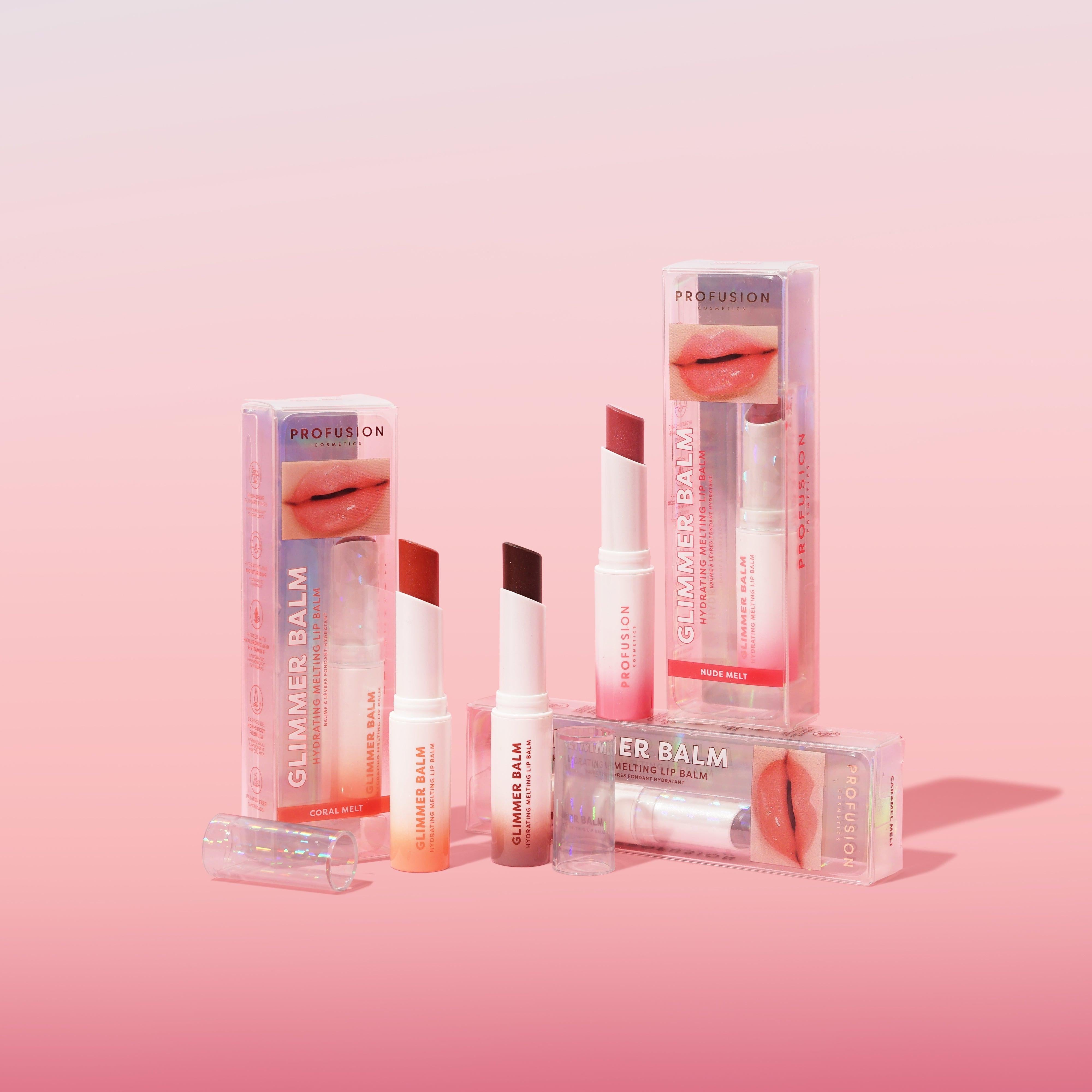 Glimmer Balm Hydrating Melting Lip Balm.