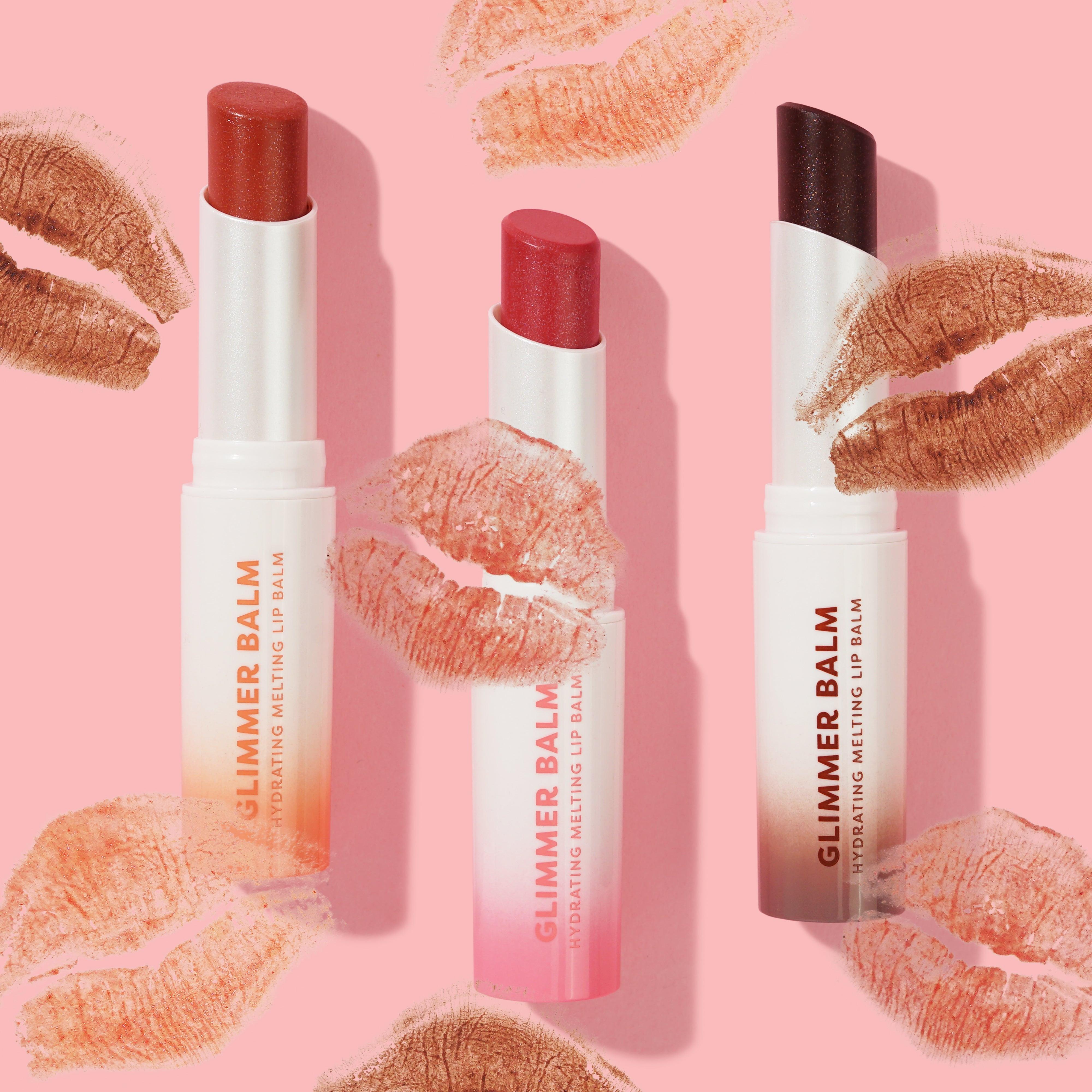 Glimmer Balm Hydrating Melting Lip Balm.