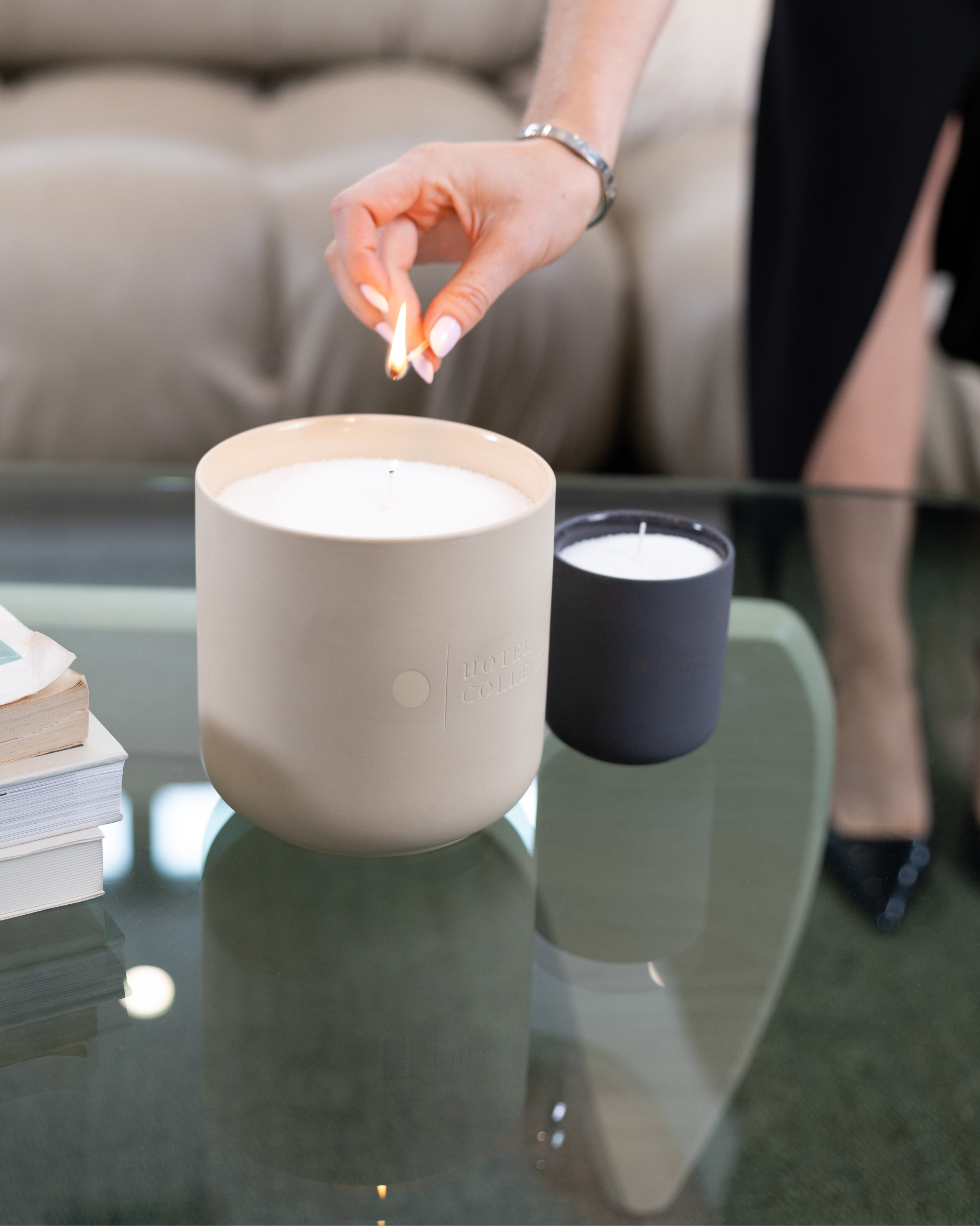 Grande Ceramic Sand Wax Set