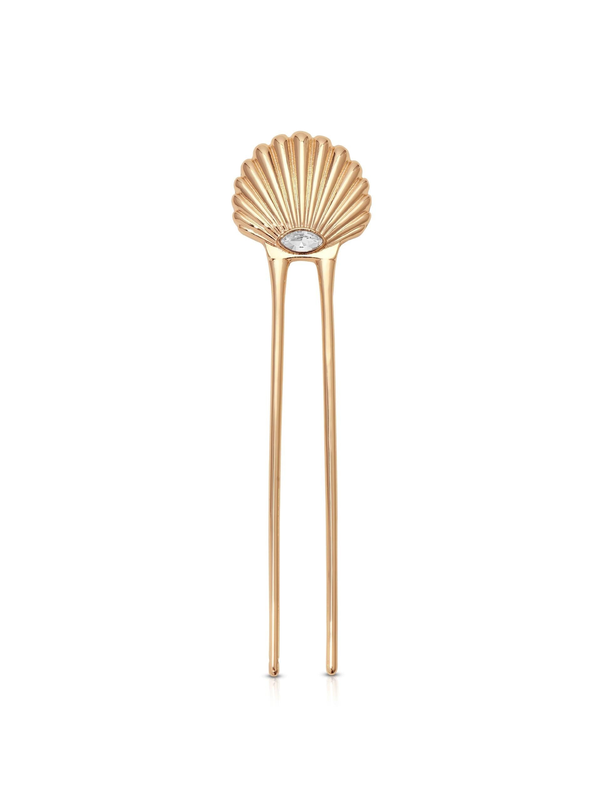 Santorini Shell Hair Pin - Flying Tomato - Hair - Ettika