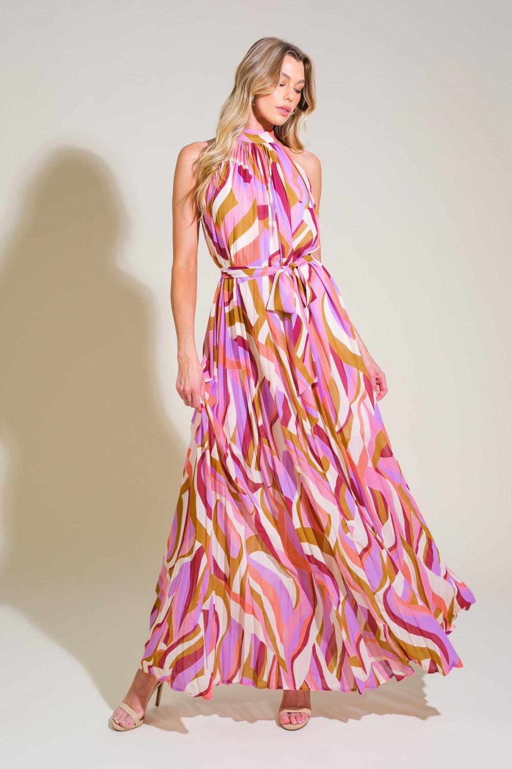 AS TIME GOES BY WOVEN MAXI DRESS.