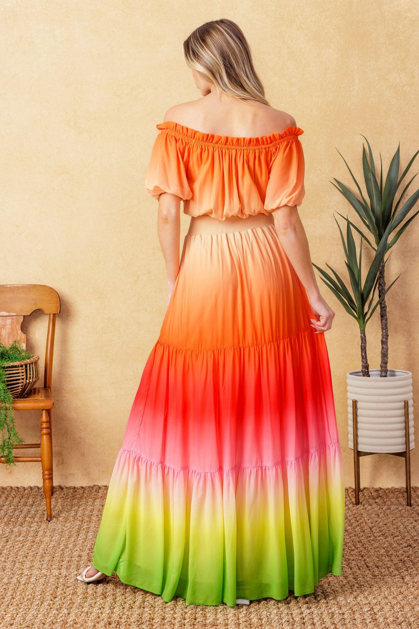 FORGOTTEN STORY WOVEN MAXI DRESS.