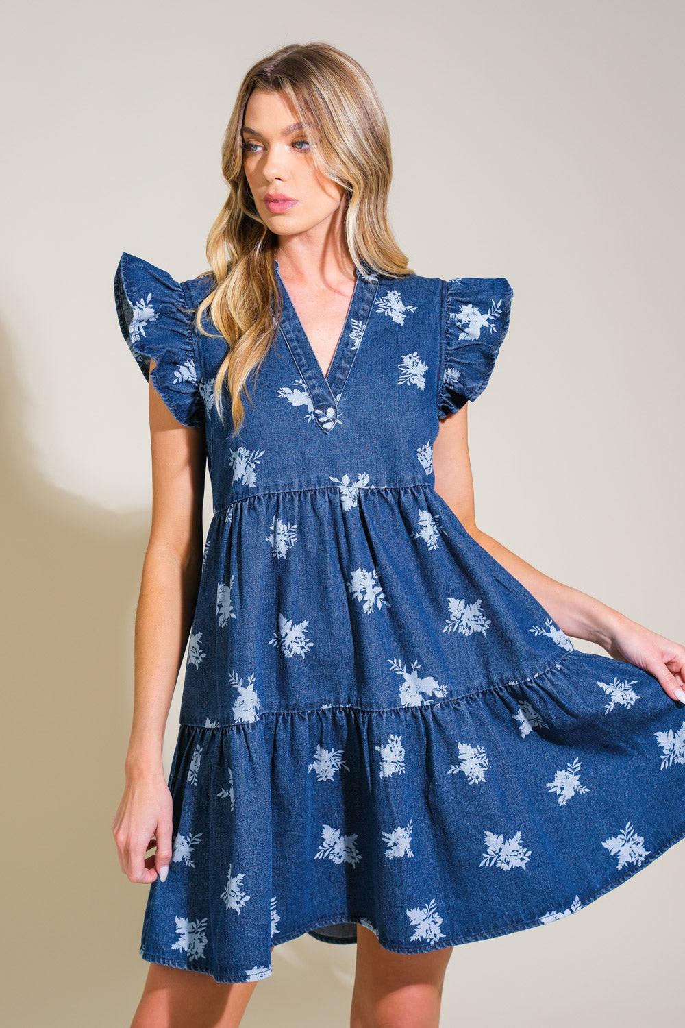 Entangled Printed Dress